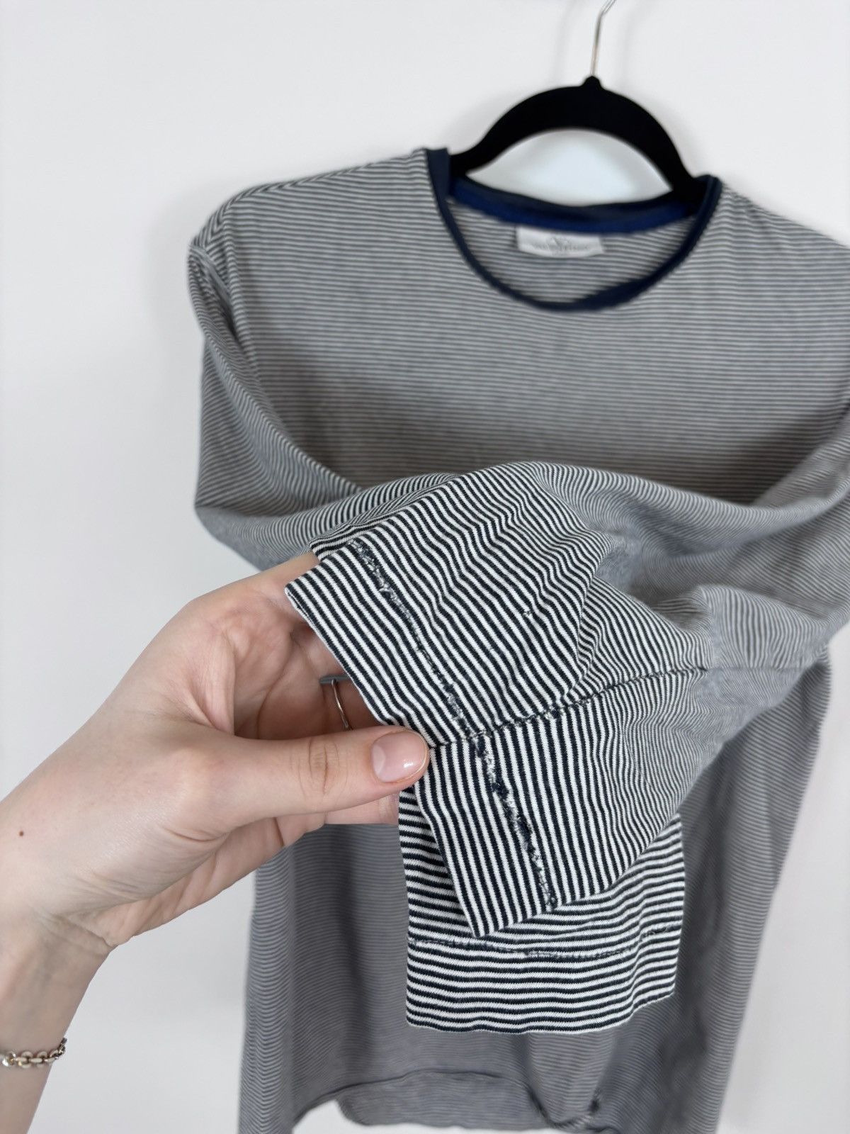 Valentino Vintage Valentino Studio Women’s Striped Long Sleeve T-Shirt Size M / US 6-8 / IT 42-44 - 9 Thumbnail