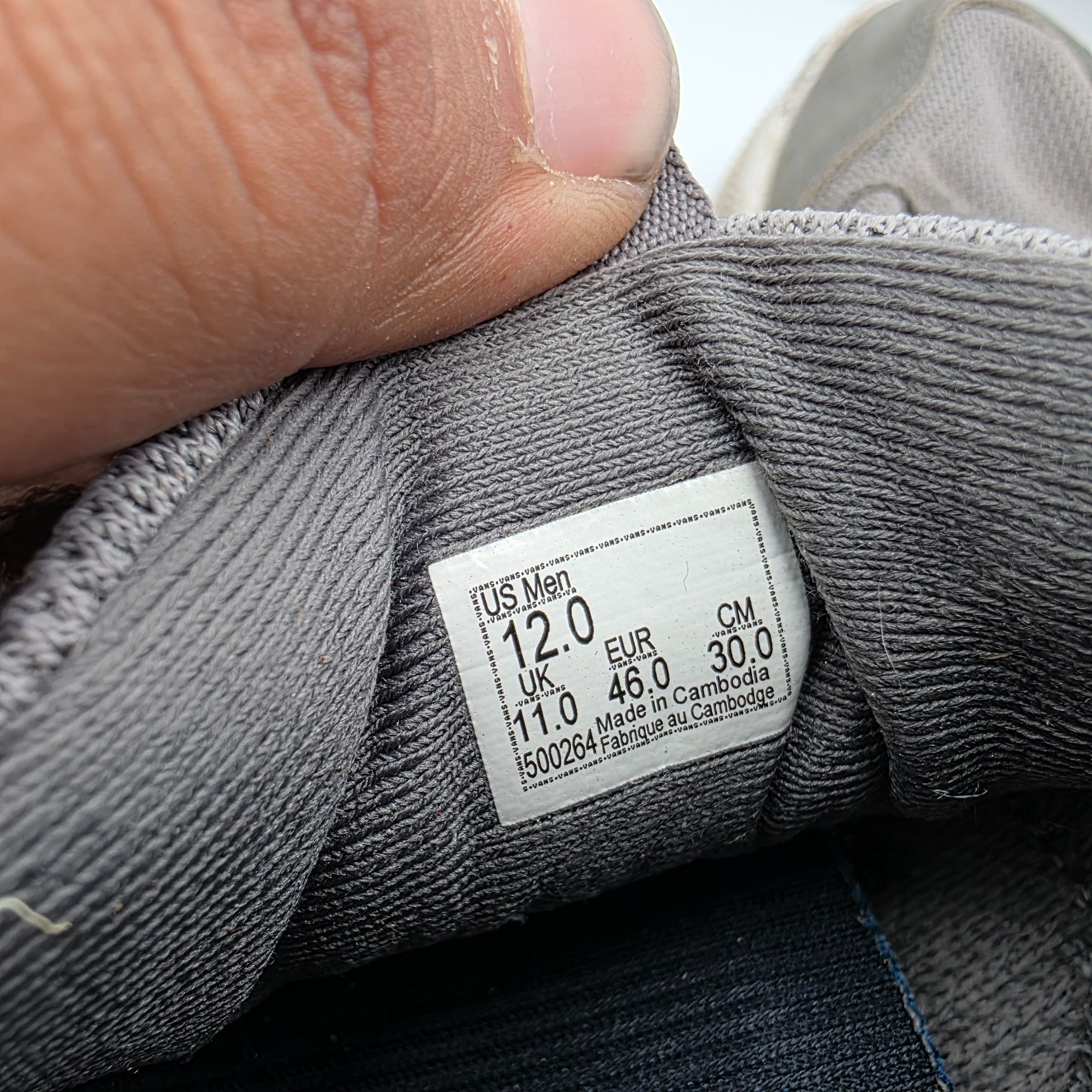 Vans Vans UltraRange EXO Mens Size 12 Pewter Gray Athletic Shoes Size US 12 / EU 45 - 6 Thumbnail