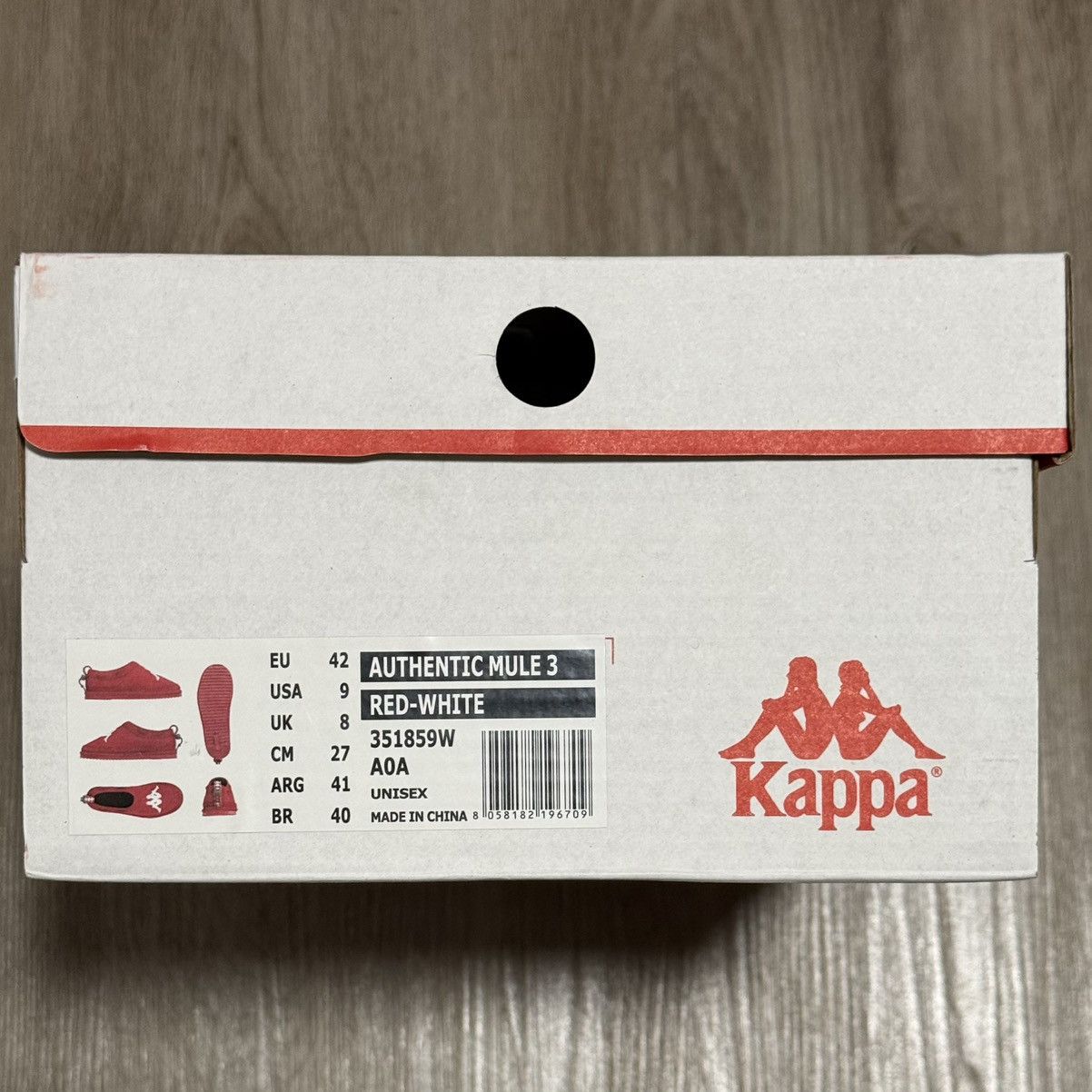 Kappa Kappa Authentic Mule 3 Slippers Unisex Red Men's Sz 9 New Size US 9 / EU 42 - 8 Thumbnail