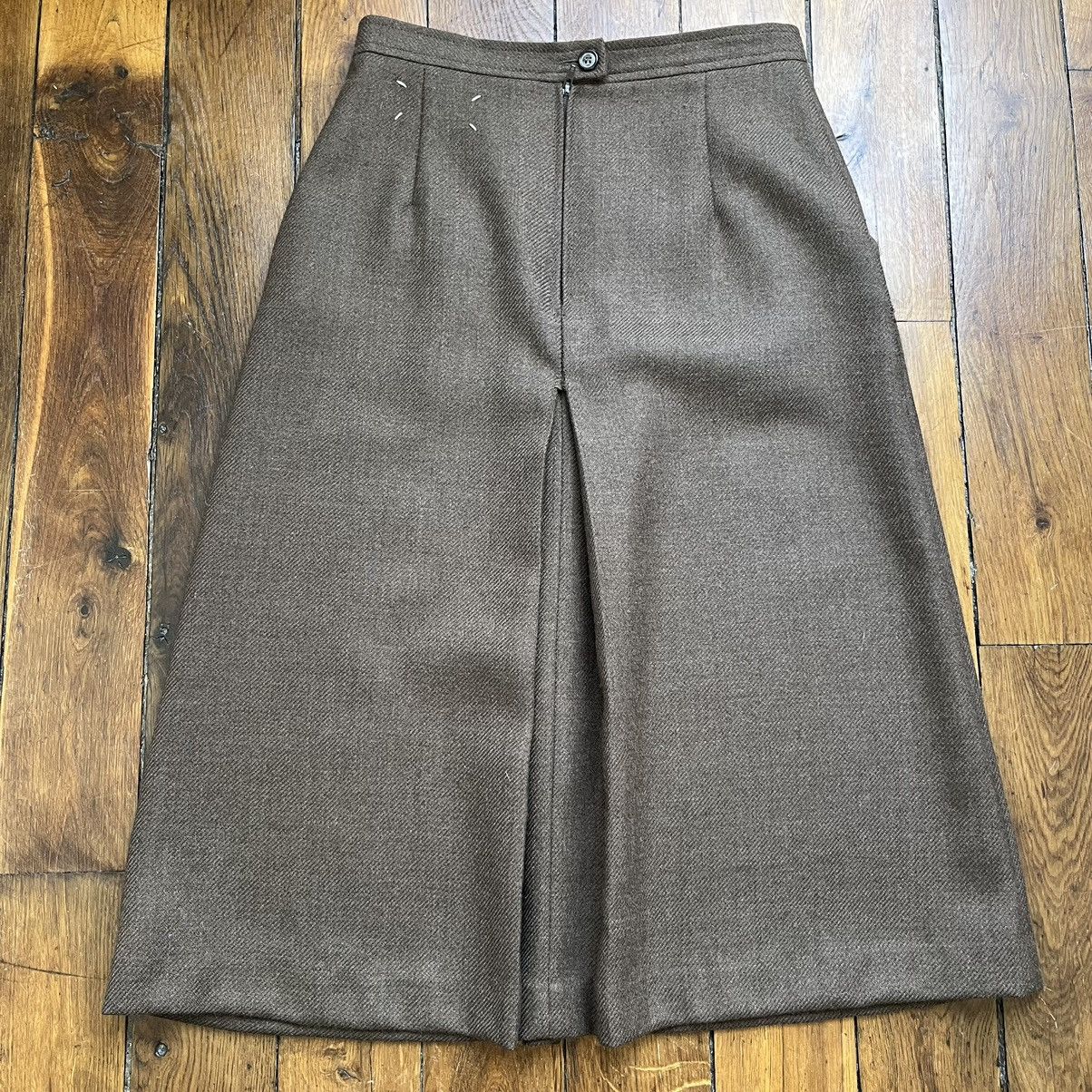 Maison Margiela AW2000 Pleated Wool Skirt Size 27" / US 4 / IT 40 - 1 Thumbnail