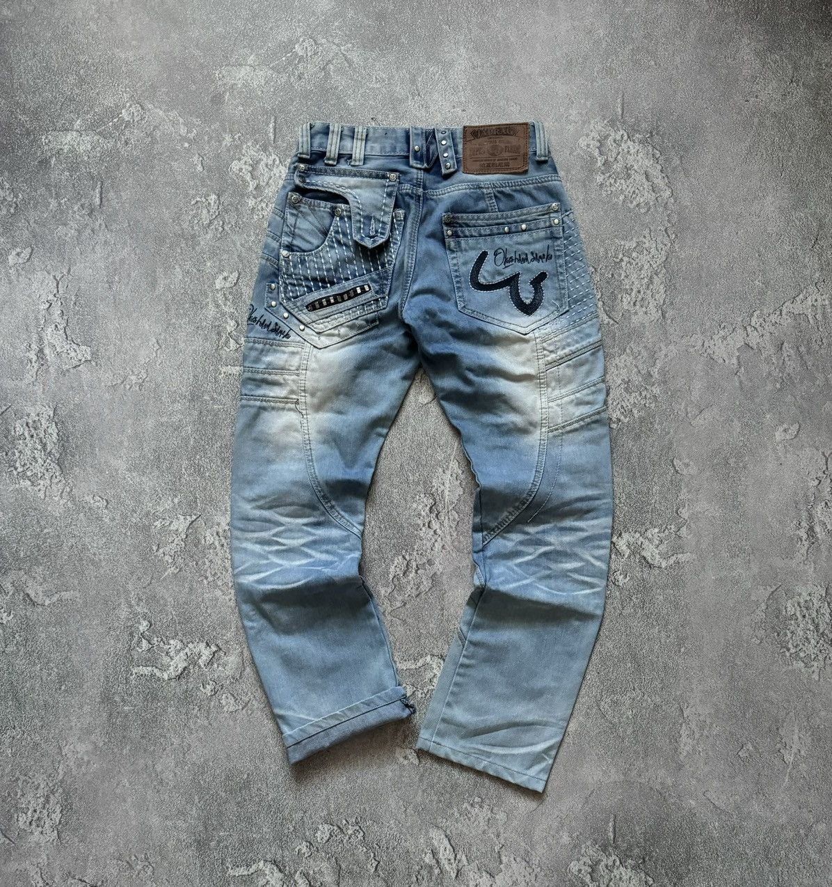 Japanese Brand Japrag 29 by okishana samoki denim cargo pant trouser Jean Size US 29 - 12 Thumbnail
