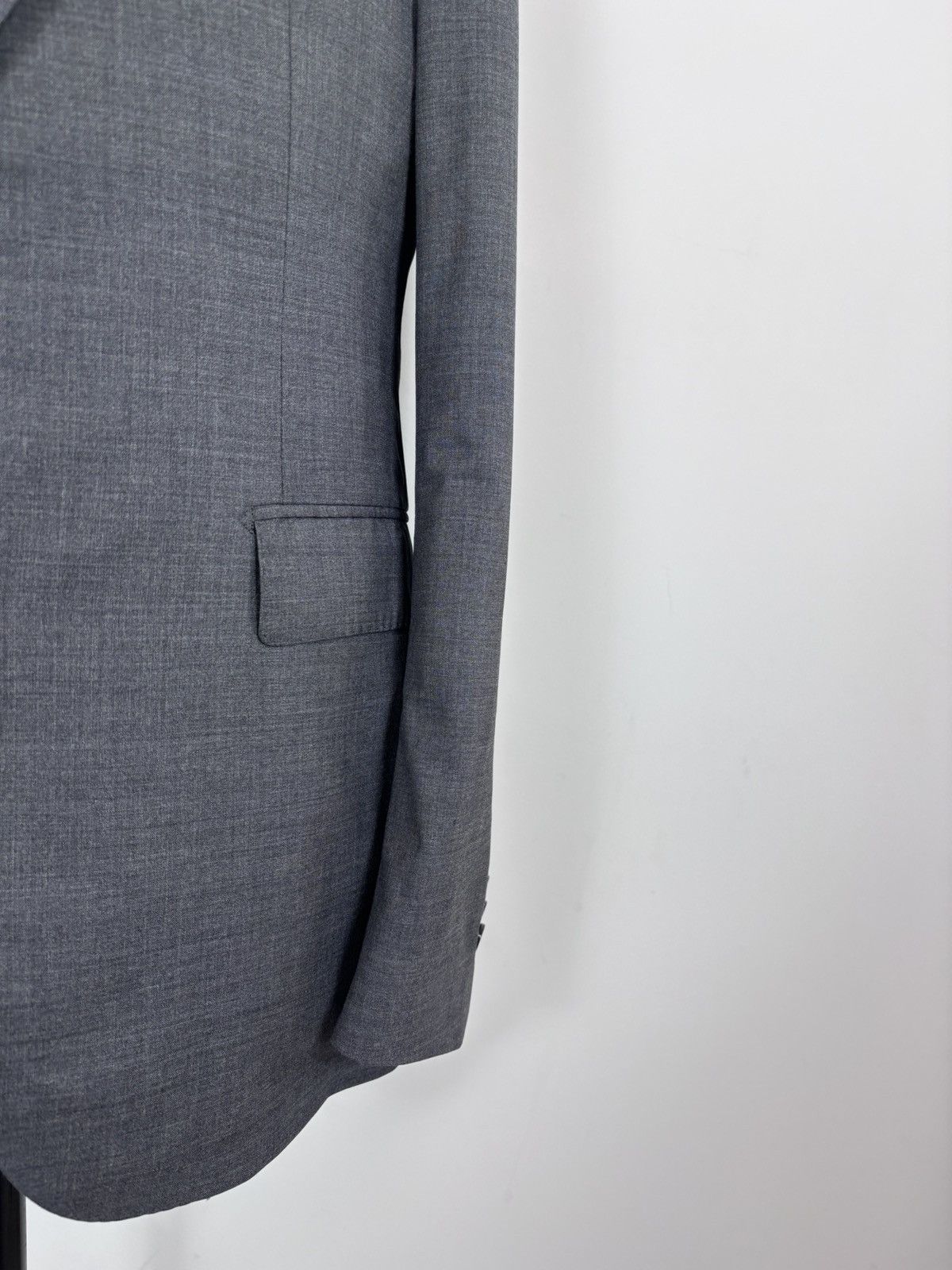 Tagliatore Tagliatore Men’s 2-Piece Gray Super 120s Wool Suit Size 40R - 5 Thumbnail