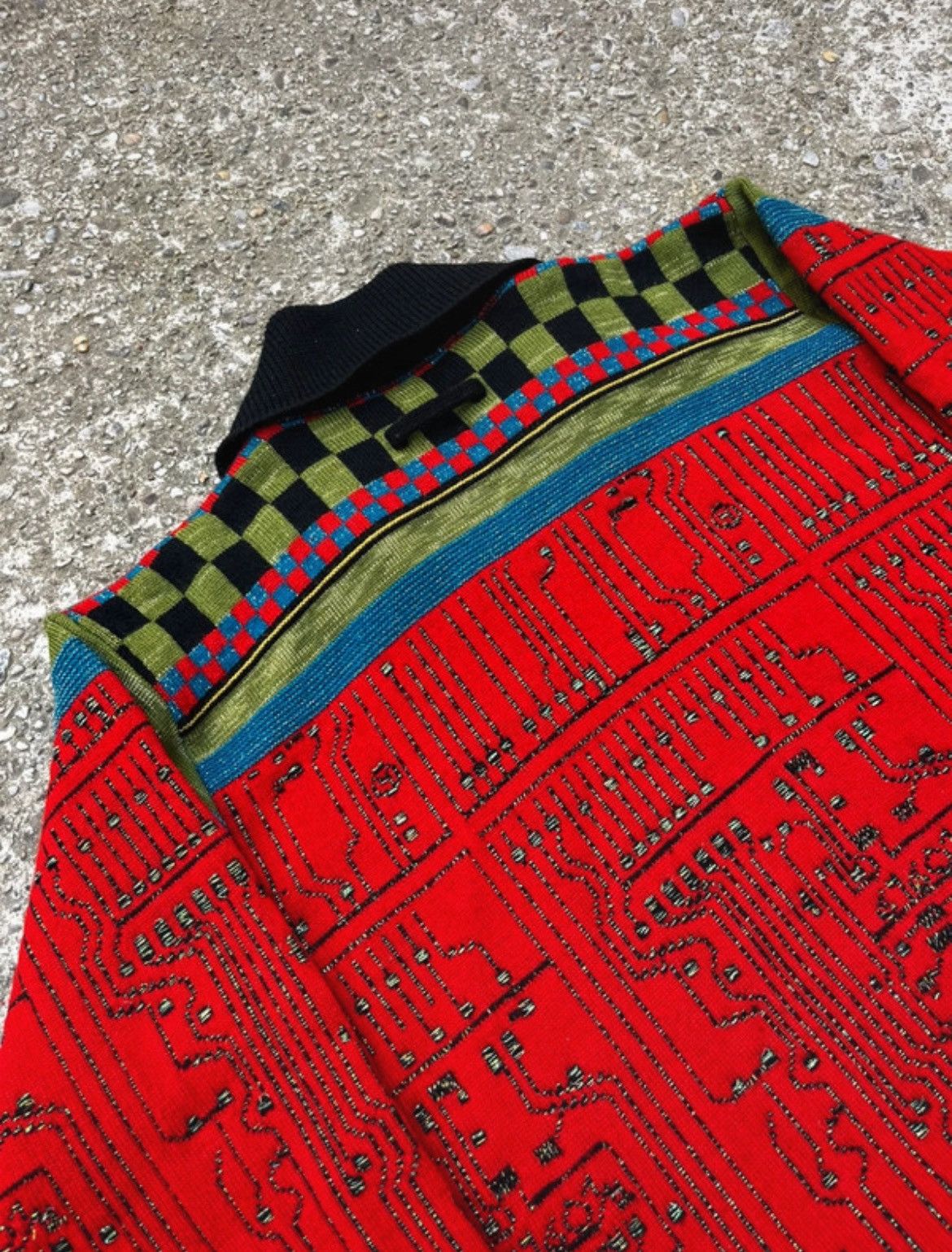 Jean Paul Gaultier Jean Paul Gaultier AW1995 Circuit Board Zip-Up