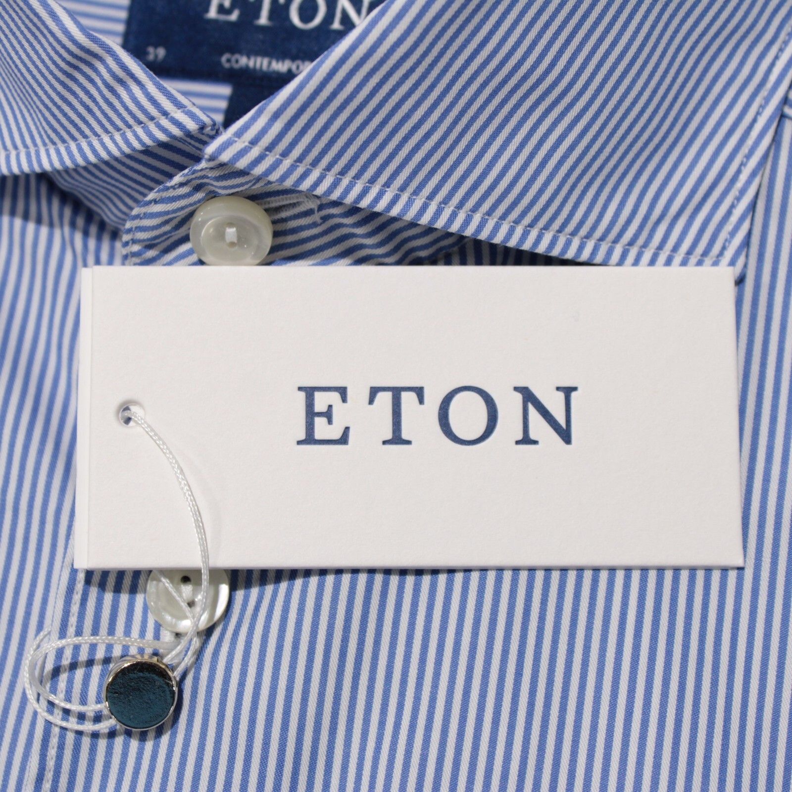 Eton Eton New with tags Shirt Size M US In Blue Size US M / EU 48-50 / 2 - 2 Thumbnail