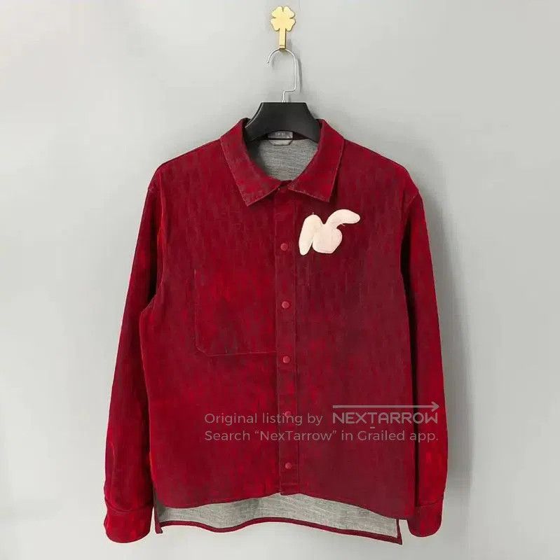 Dior Dior Red Men's Shirt . Size US S / EU 44-46 / 1 - 1 Thumbnail