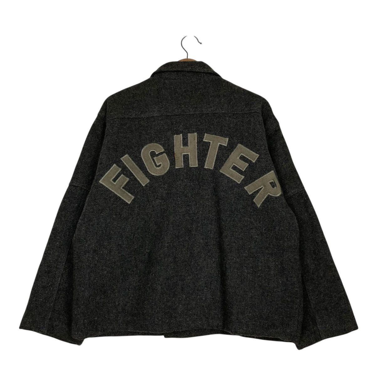 Hysteric Glamour 🔥VINTAGE WOOL BOMBER JACKET KEARNEY HOUSE FULLPATCH BIG LOGO Size US M / EU 48-50 / 2 - 10 Thumbnail