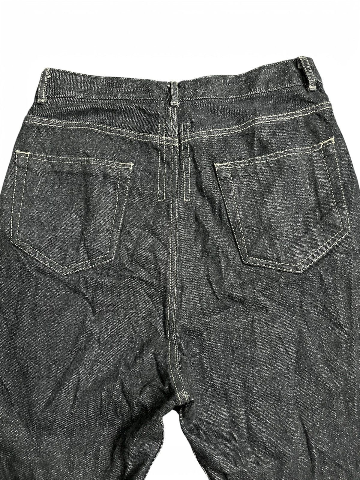 Rick Owens Drkshdw FW18 Rick Owens DRKSHDW Indigo Collapse Cut Jeans Size US 29 - 5 Thumbnail