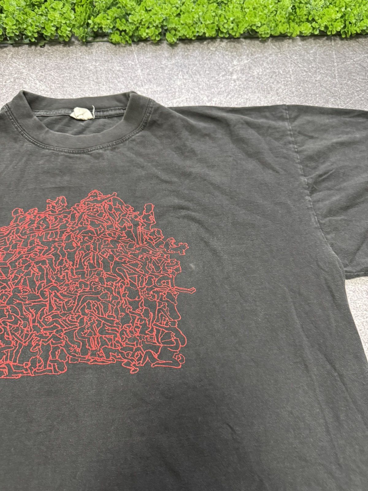 Vintage Sex Orgy Group Therapy XL T shirt Black Vintage Faded y2k Size US XL / EU 56 / 4 - 6 Thumbnail