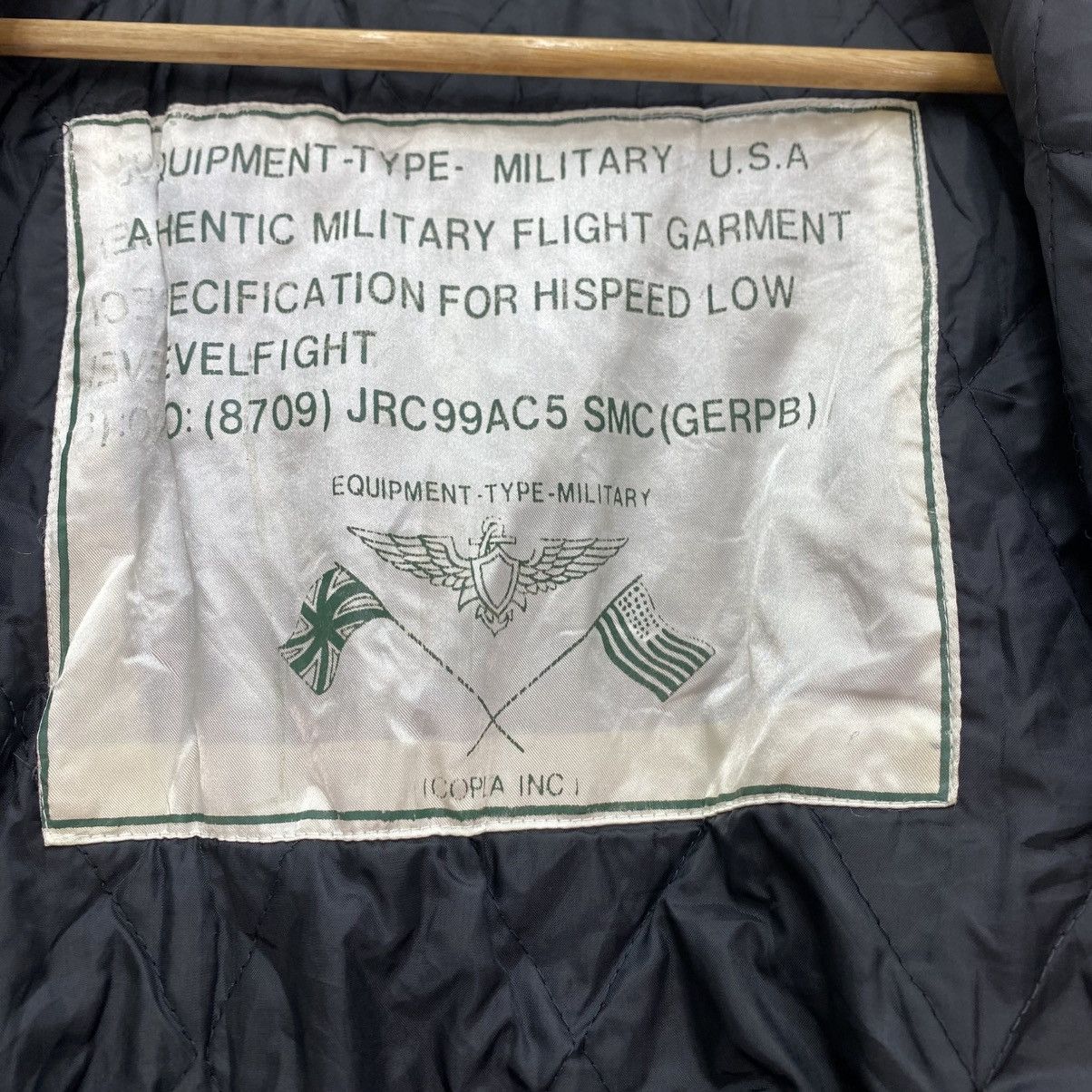 Japanese Brand 🌺Vintage Copla Inc Bomber Usaf Pacht Size US M / EU 48-50 / 2 - 9 Thumbnail