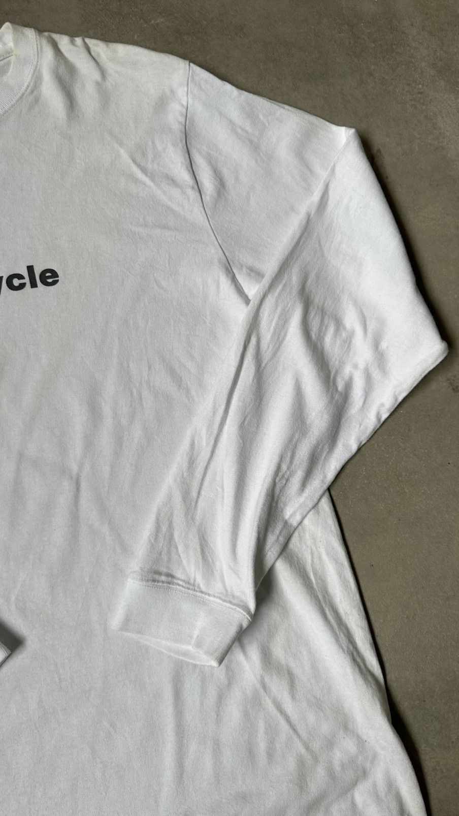 Japanese Brand KINASHICYCLE CYCLE LONG SLEEVE TEE Size US M / EU 48-50 / 2 - 3 Thumbnail