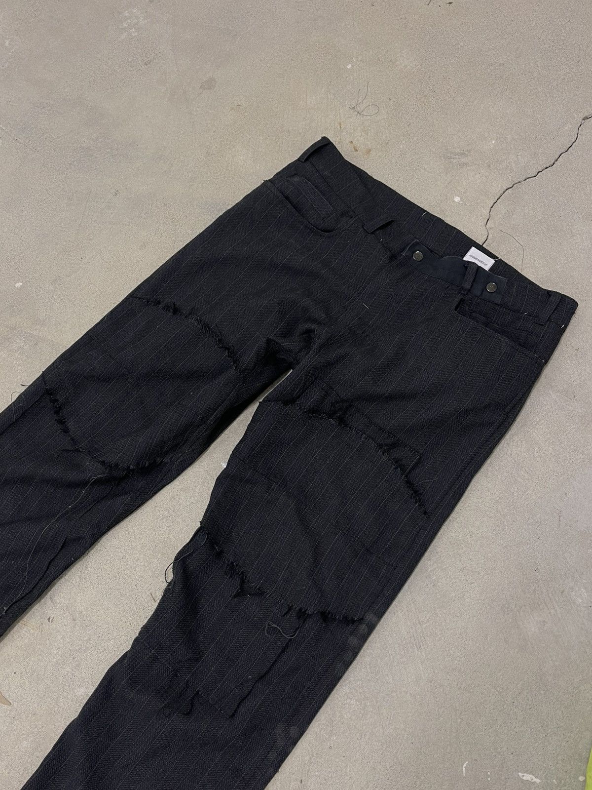 Other PLAGIARISM Black Wool Suit Pants Size US 32 / EU 48 - 2 Thumbnail