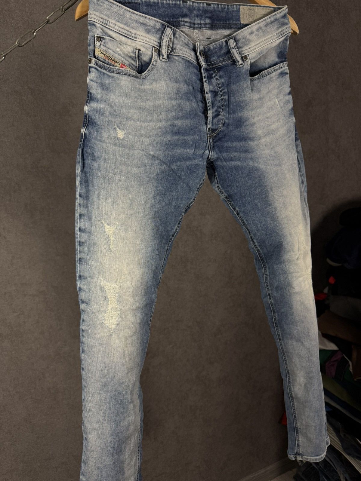 Diesel Diesel Troxer vintage designer distressed denim jeans Size US 30 / EU 46 - 4 Thumbnail