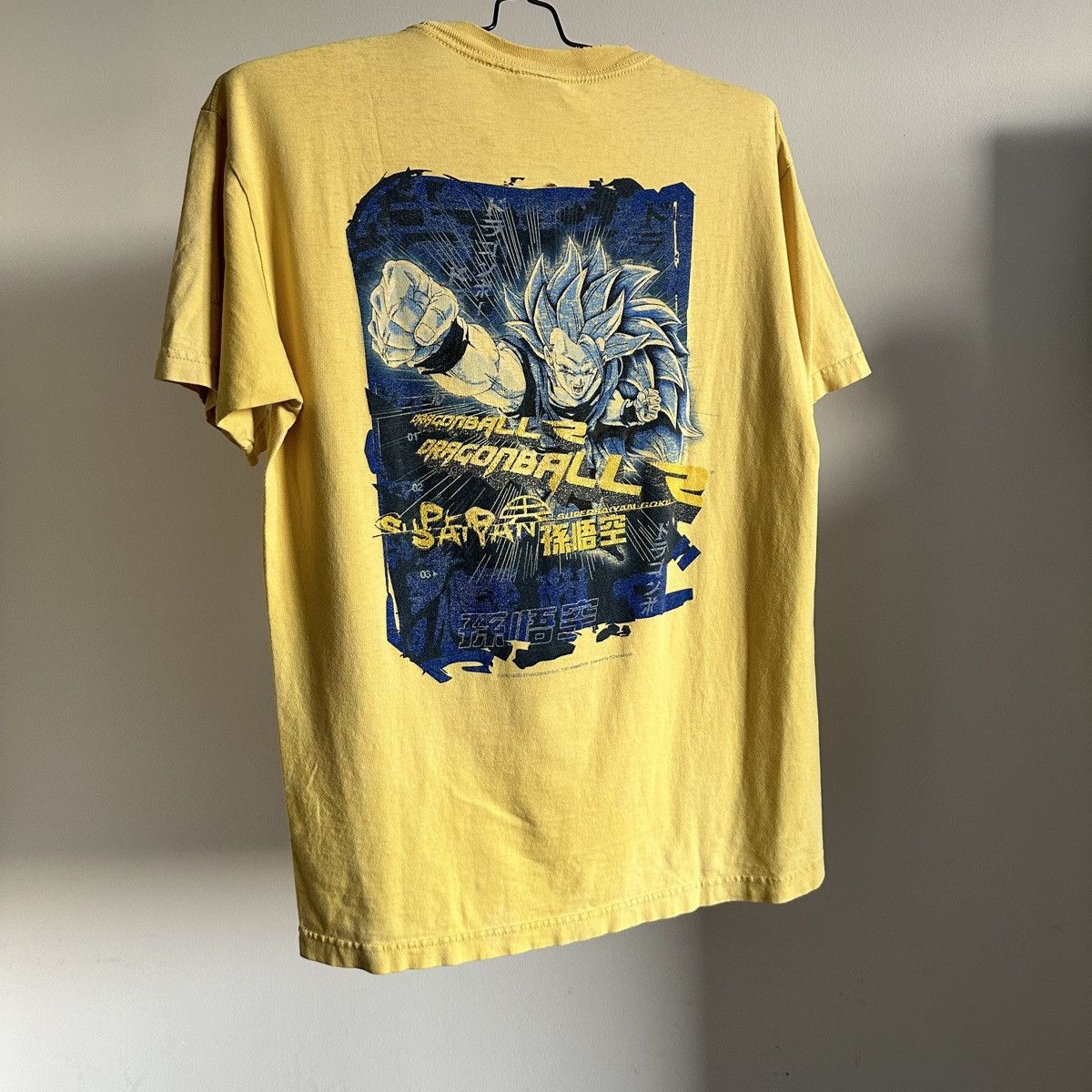 Vintage Vintage Dragon Ball Z Goku Super Saiyan L 90s Faded Yellow Size US L / EU 52-54 / 3 - 1 Thumbnail