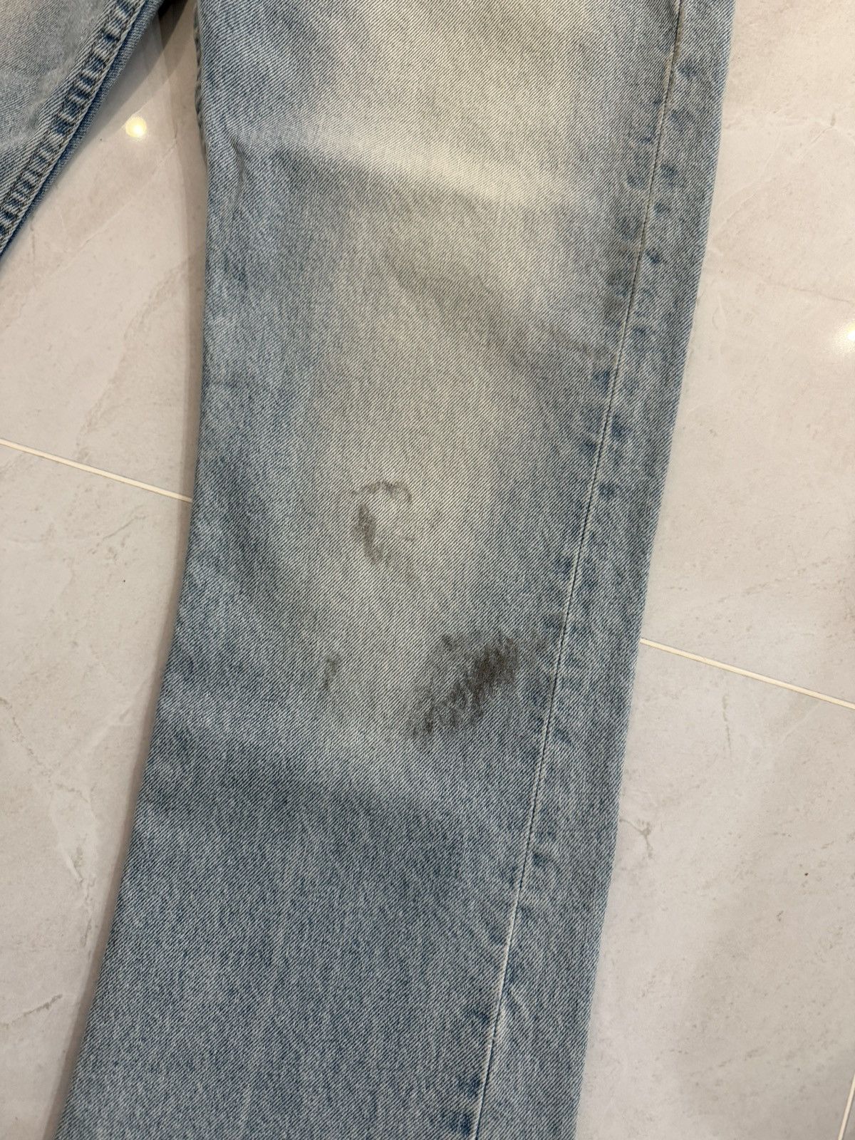 Enfants Riches Deprimes Enfants Riches Deprimes SS25 Dirty Stained Flaired Denim Size US 32 / EU 48 - 6 Thumbnail