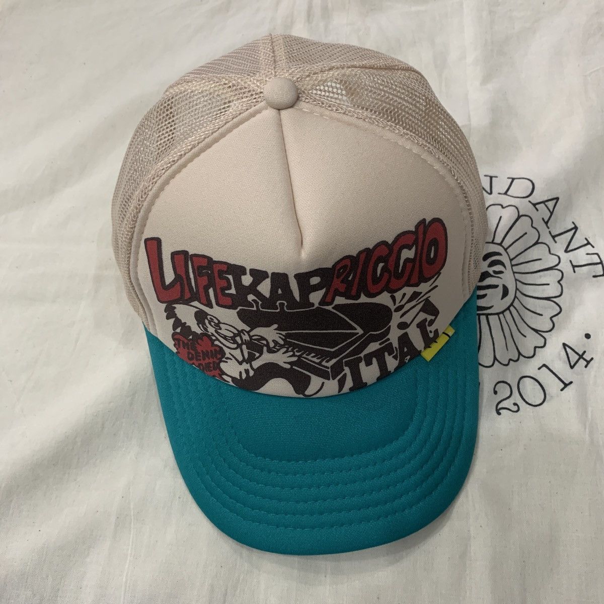 Kapital kapital life kapriccio trucker cap Size ONE SIZE - 3 Thumbnail
