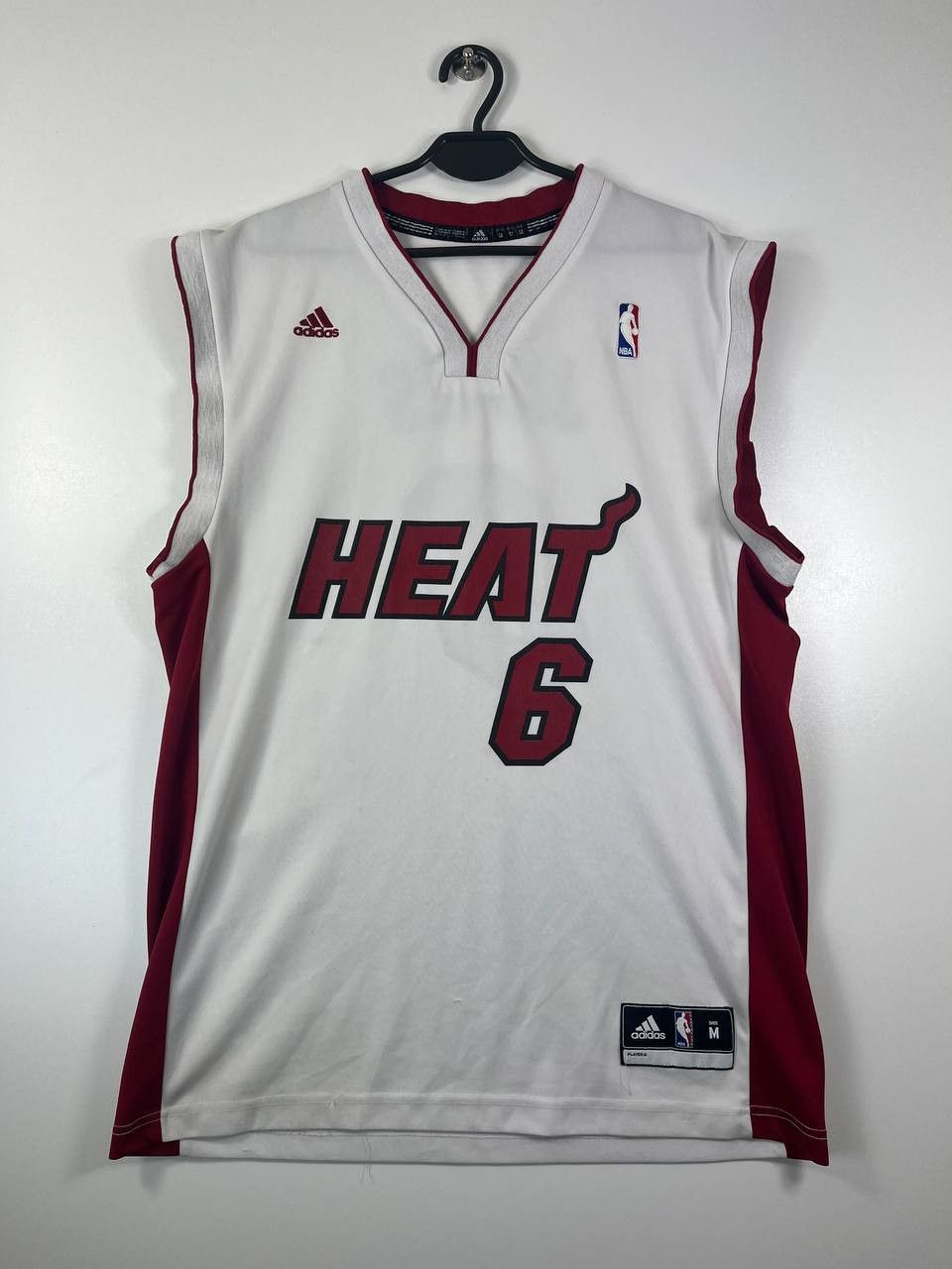 Adidas Adidas Miami Heat #6 LeBron James Basketball Jersey Sz M Size US M / EU 48-50 / 2 - 1 Thumbnail