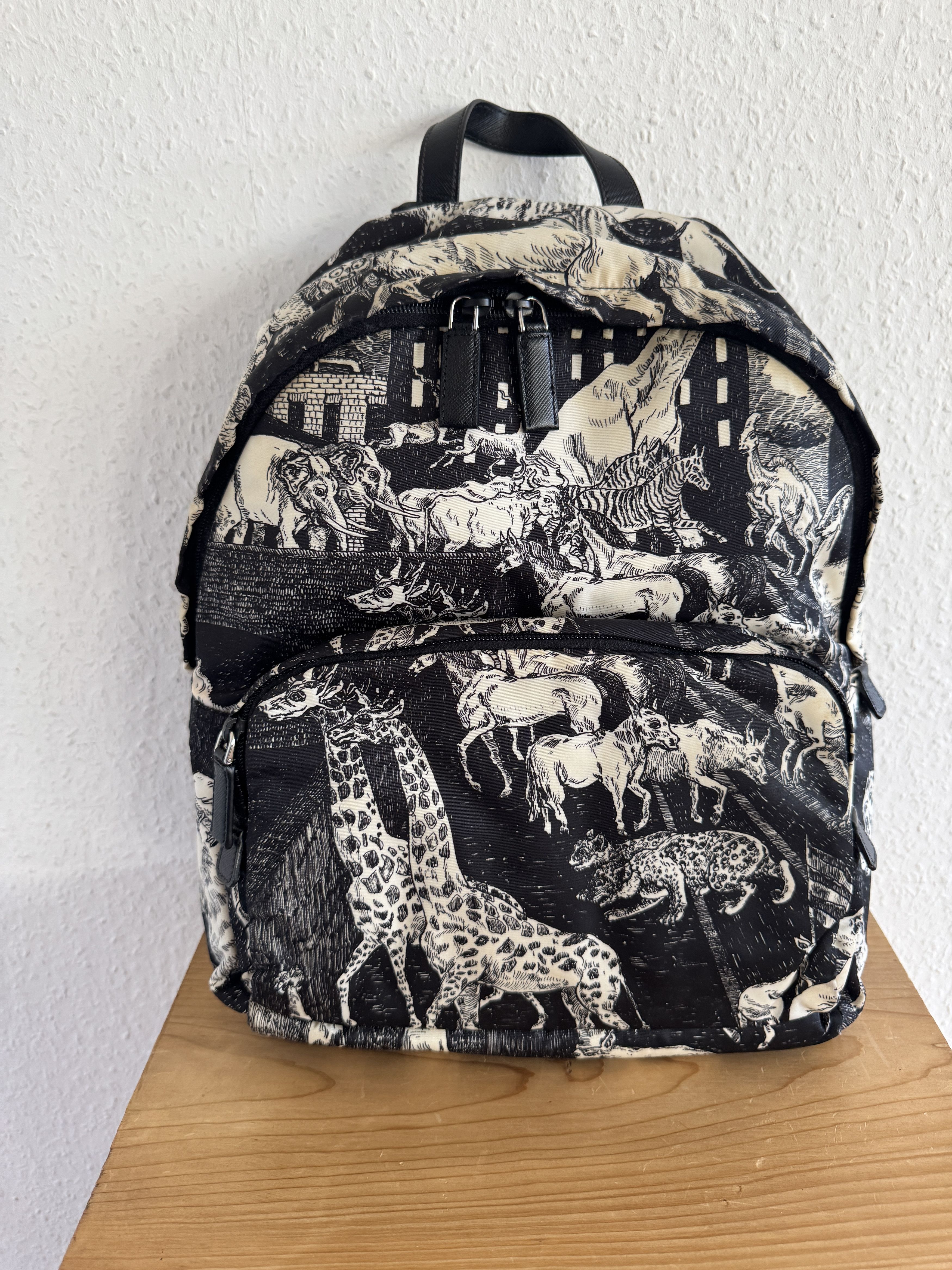 Prada Christophe Chemin Survival Utopia Print Backpack Size ONE SIZE - 1 Thumbnail