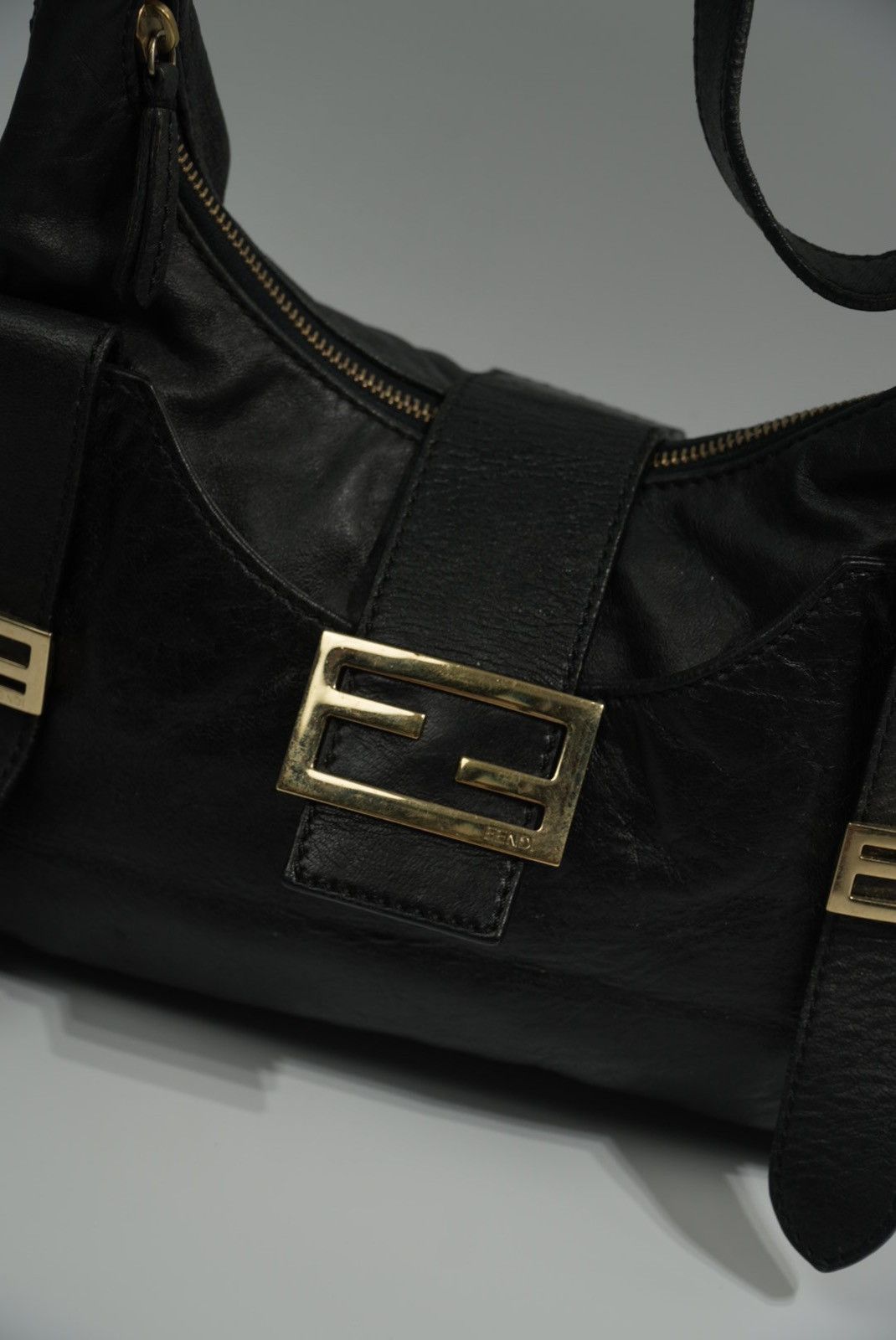 Fendi Fendi Multi Pocket Bag in Black Leather Size ONE SIZE - 5 Thumbnail