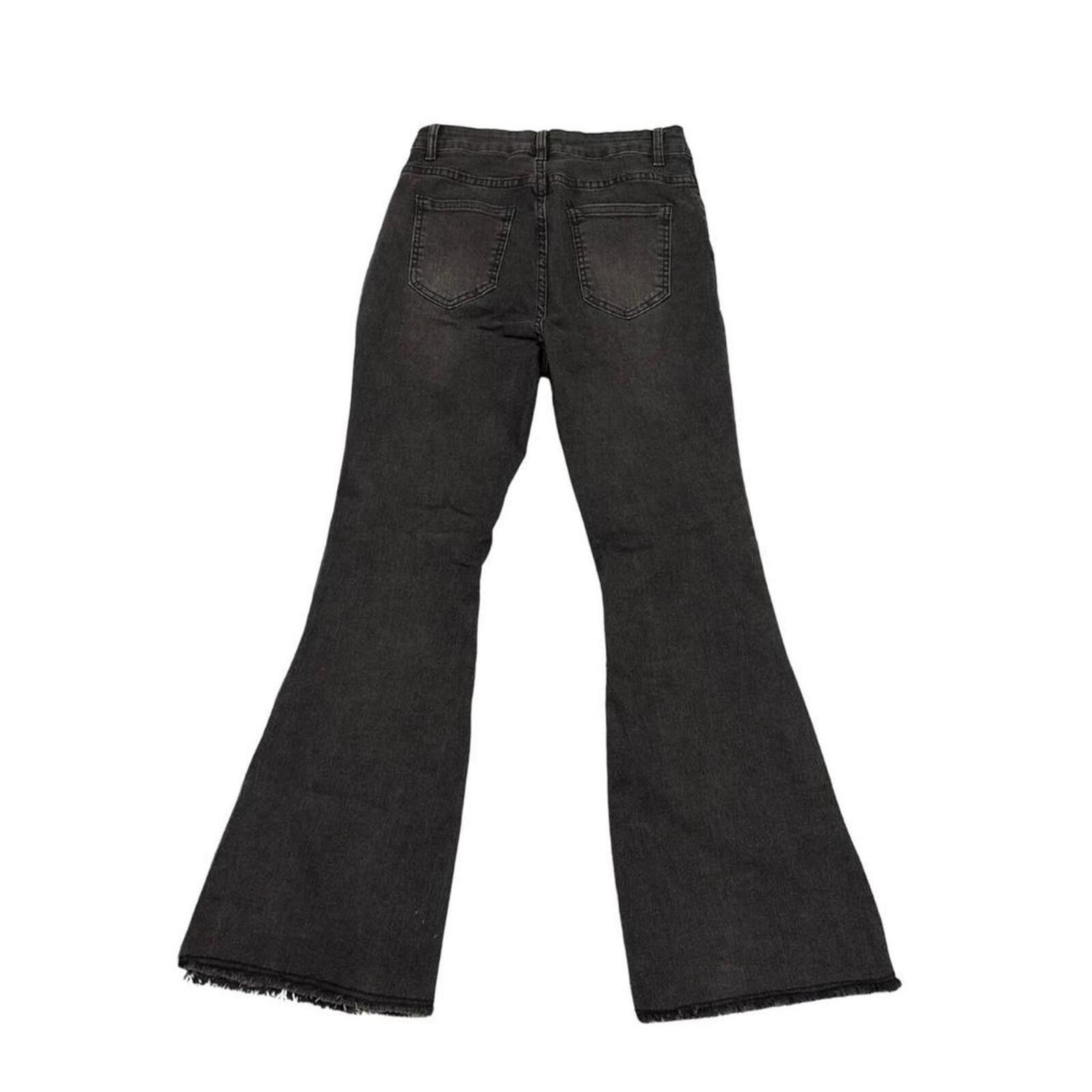 Shein Black flare jeans Stretchable #y2k Size 27" / US 4 / IT 40 - 2 Thumbnail