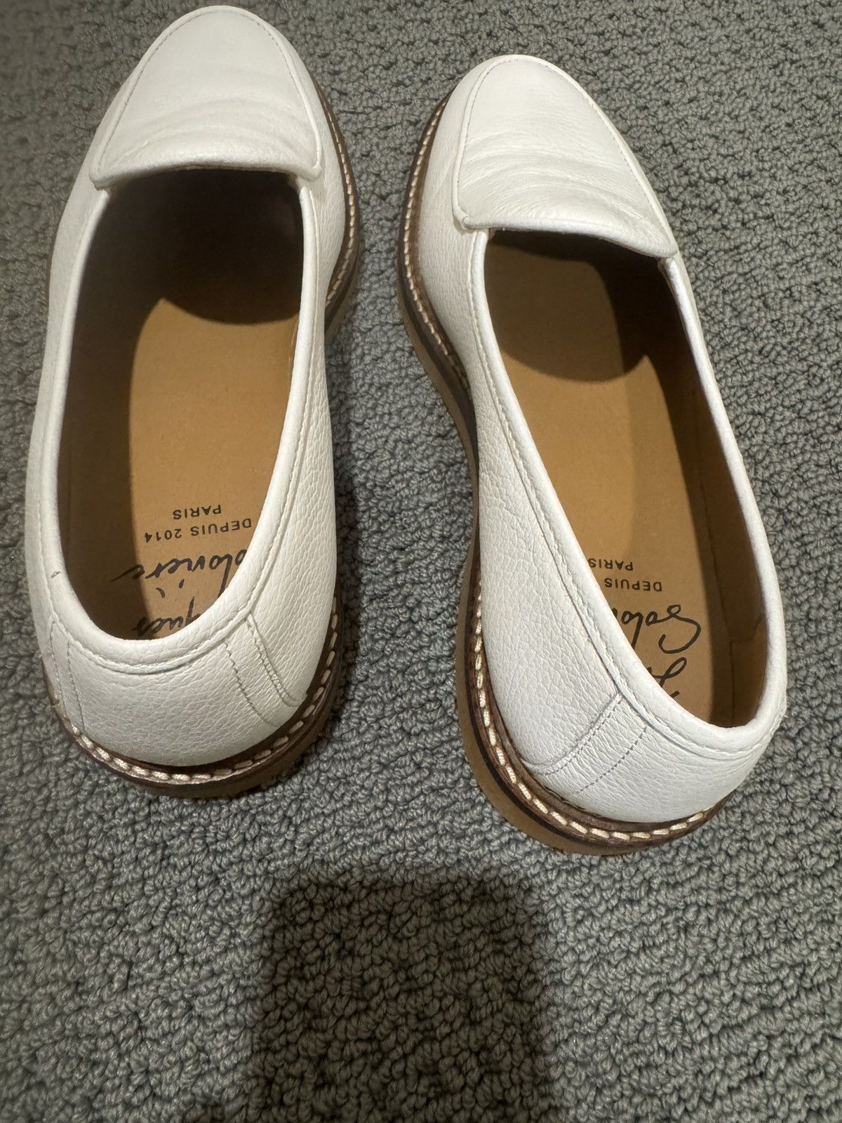 Jacques Soloviere Brand New from Paris leather loafers Size US 9.5 / EU 42-43 - 3 Thumbnail
