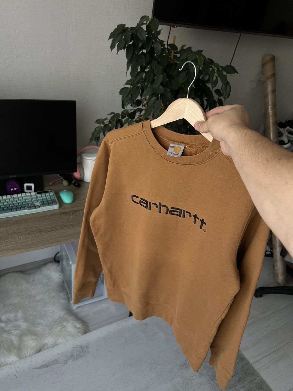 Carhartt Carhartt Vintage Crewneck Sweatshirt – Brown Size US XS / EU 42 / 0 - 2 Thumbnail
