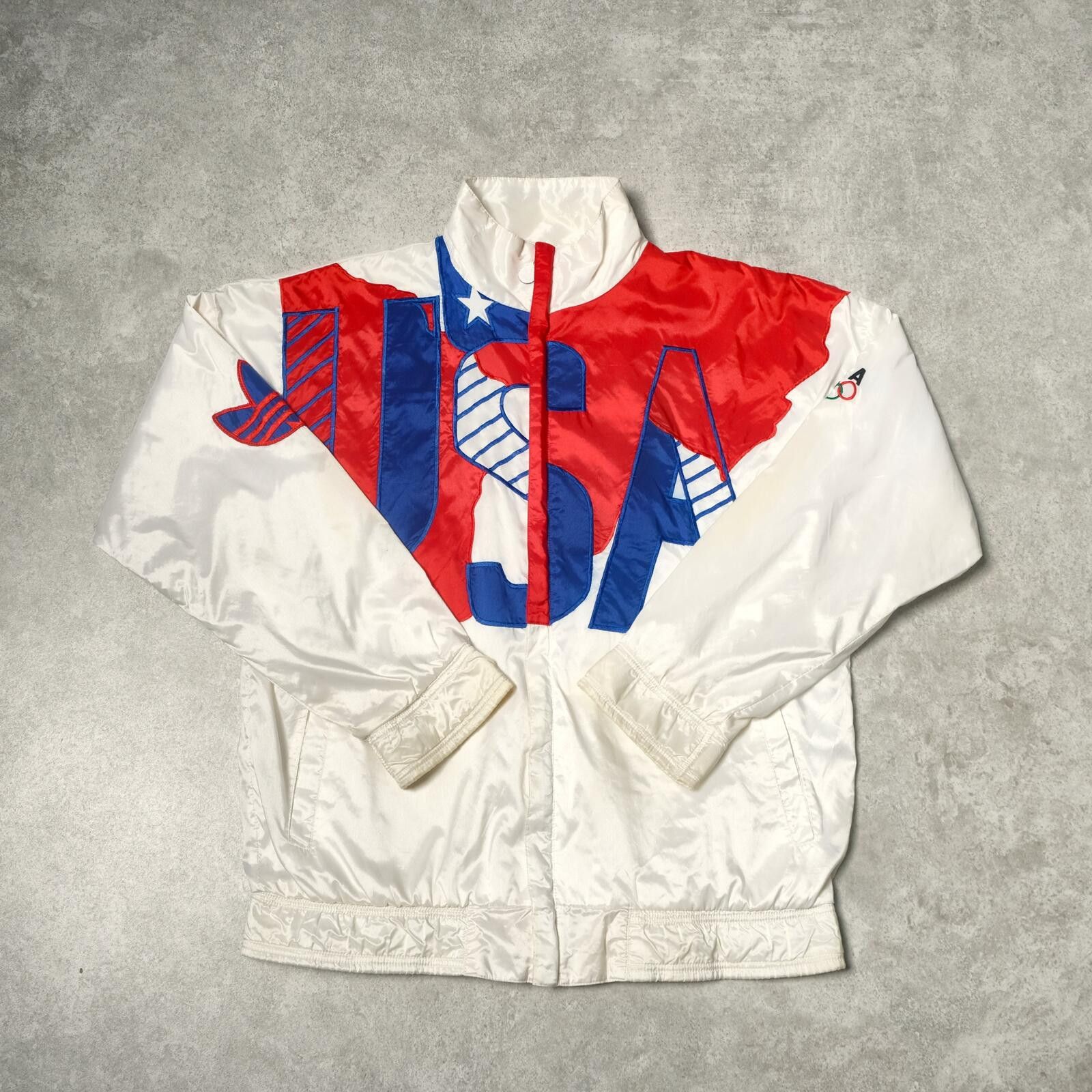 Nike 1988 USA Seoul Olympics Training Track Jacket Adidas (M) Size US M / EU 48-50 / 2 - 1 Thumbnail
