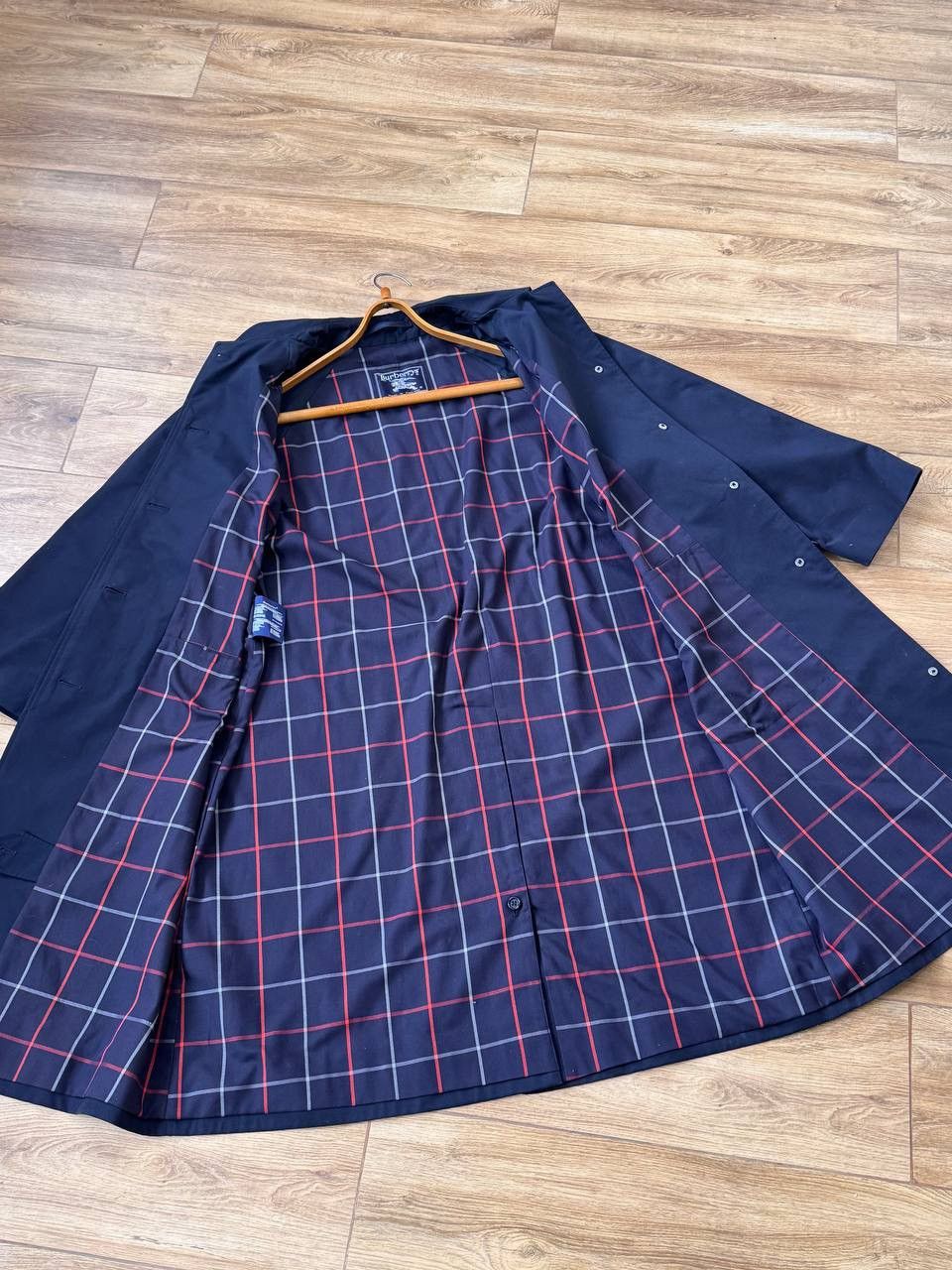 Burberry Burberry Burberrys Vintage Coat Long Mens L XL Luxury Size US L / EU 52-54 / 3 - 1 Thumbnail