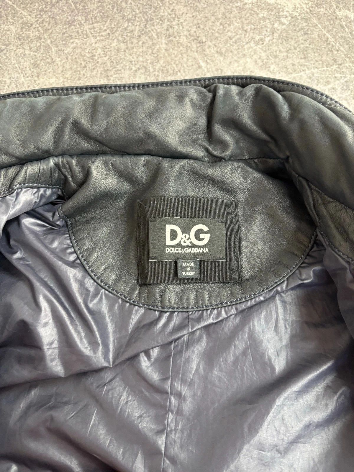 Dolce & Gabbana RRP 1200$ 00S Dolce Gabbana Archive Hybrid Leather Jacket Size US S / EU 44-46 / 1 - 12 Thumbnail