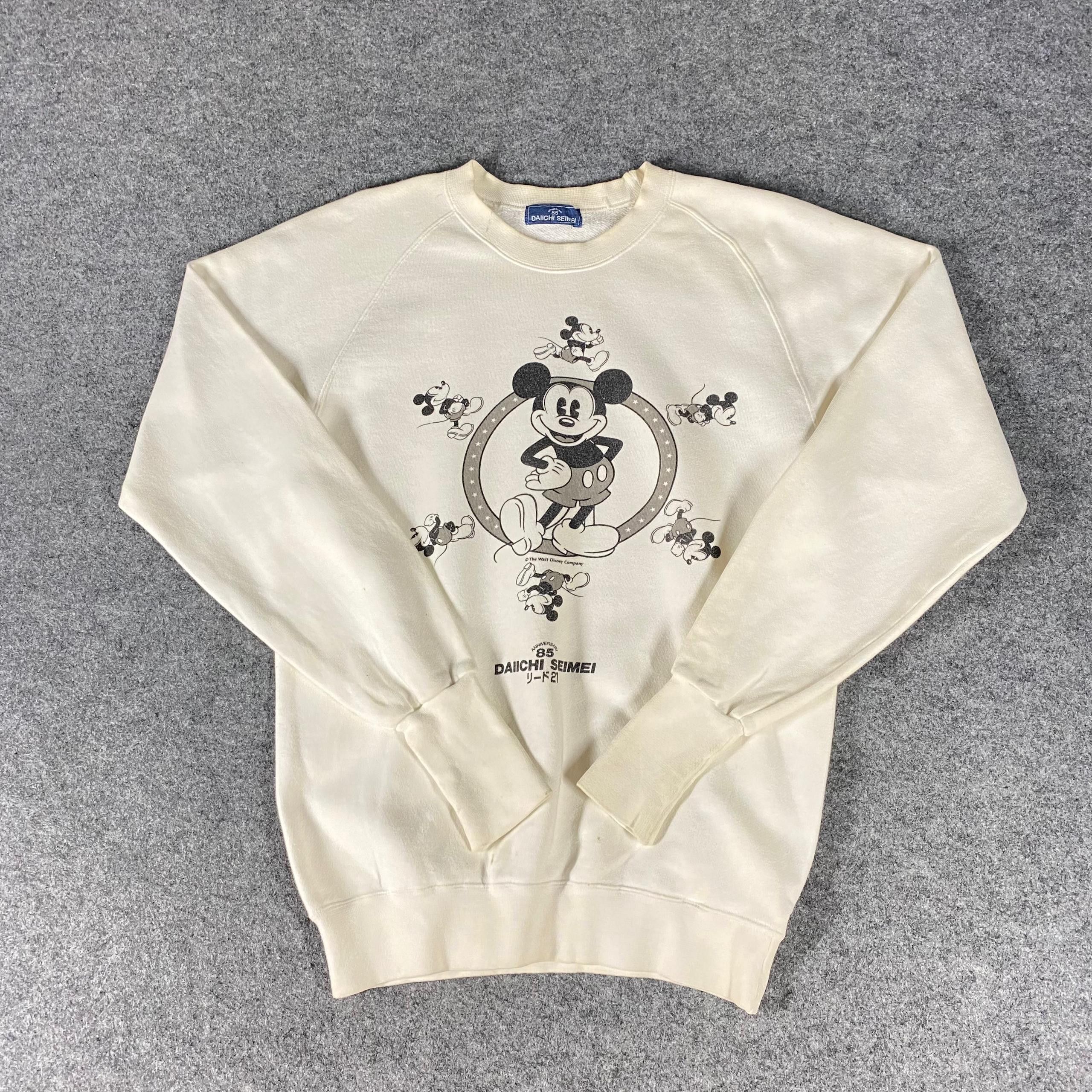 Disney Vintage Daiichi Siemei Mickey Mouse Sweatshirt Size US M / EU 48-50 / 2 - 1 Thumbnail