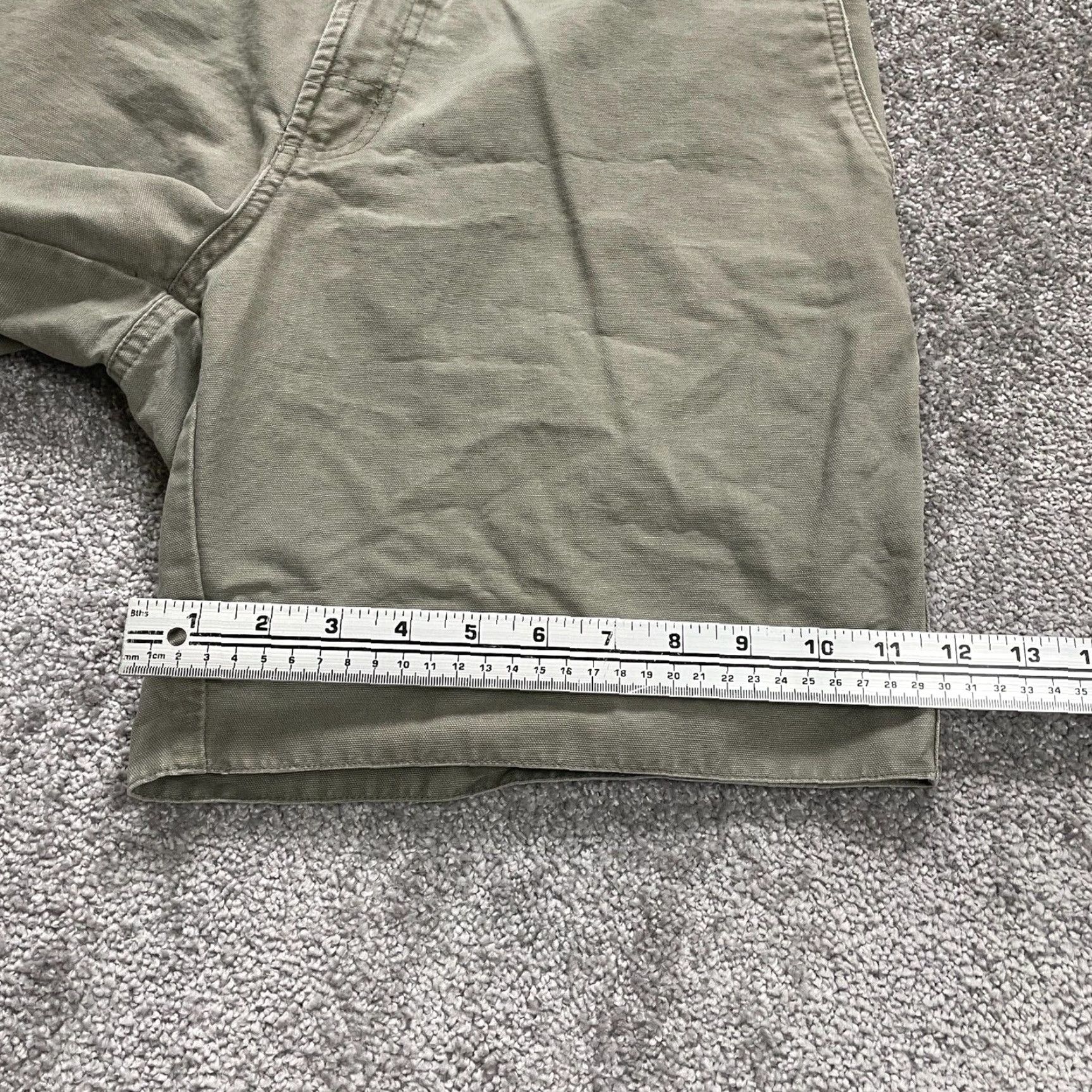 Vintage Columbia Chino Shorts Mens 32 Khaki Brown Solid Cotton Pockets Active Outdoor Size US 32 / EU 48 - 6 Thumbnail