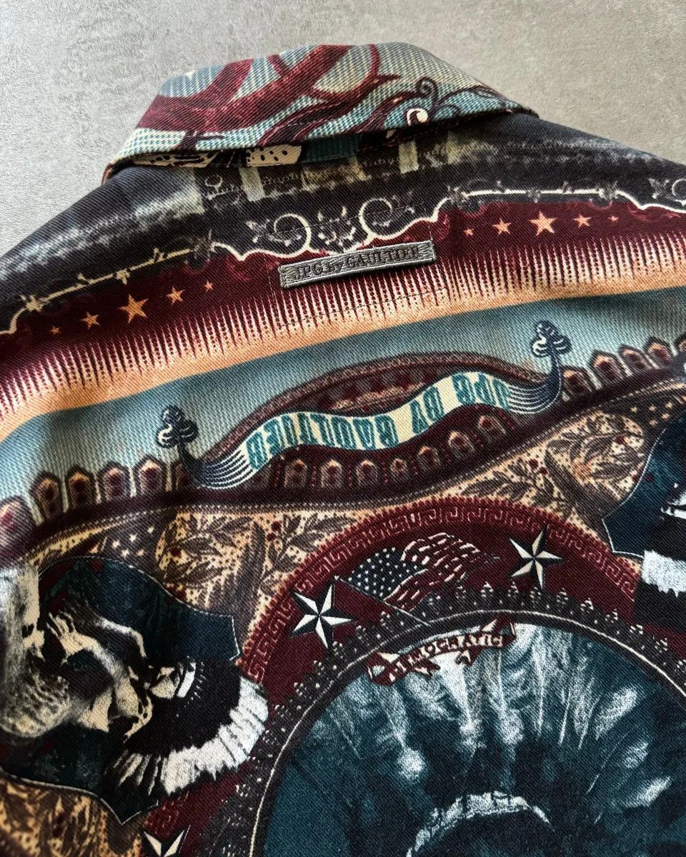 Jean Paul Gaultier × Vintage 1990s Jean Paul Gaultier Native American Indian Contemporary Jacket Size M / US 6-8 / IT 42-44 - 5 Thumbnail