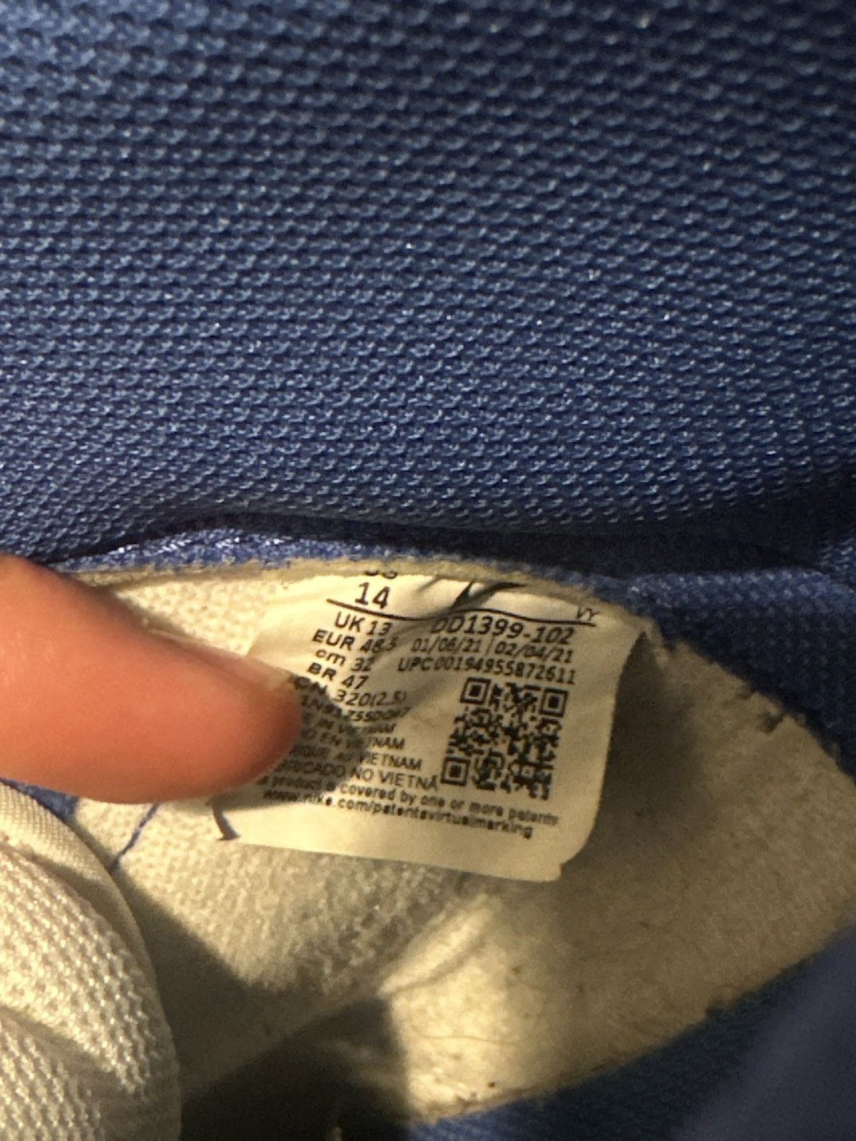 Jordan Brand Size 14 - Nike Dunk High Game Royal 2021 Size US 14 / EU 47 - 6 Thumbnail