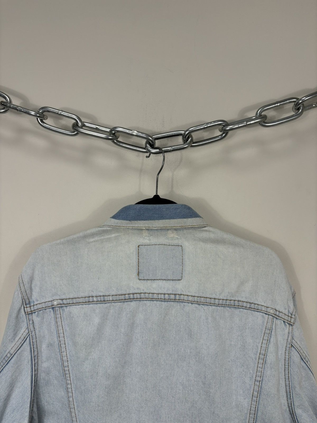 Levi's Vintage 90s Levi’s USA Faded Washed Rare Hype Denim Jacket Size US M / EU 48-50 / 2 - 19 Thumbnail