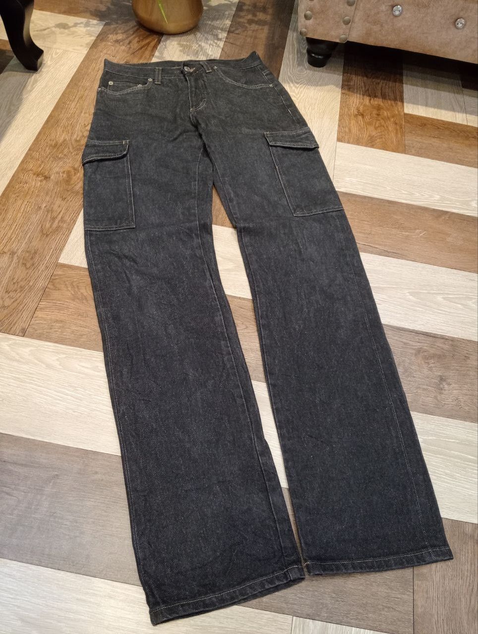 Gucci VINTAGE GUCCI BUCKLE BACK CARGO SELVEDGE JEANS Size US 30 / EU 46 - 3 Thumbnail
