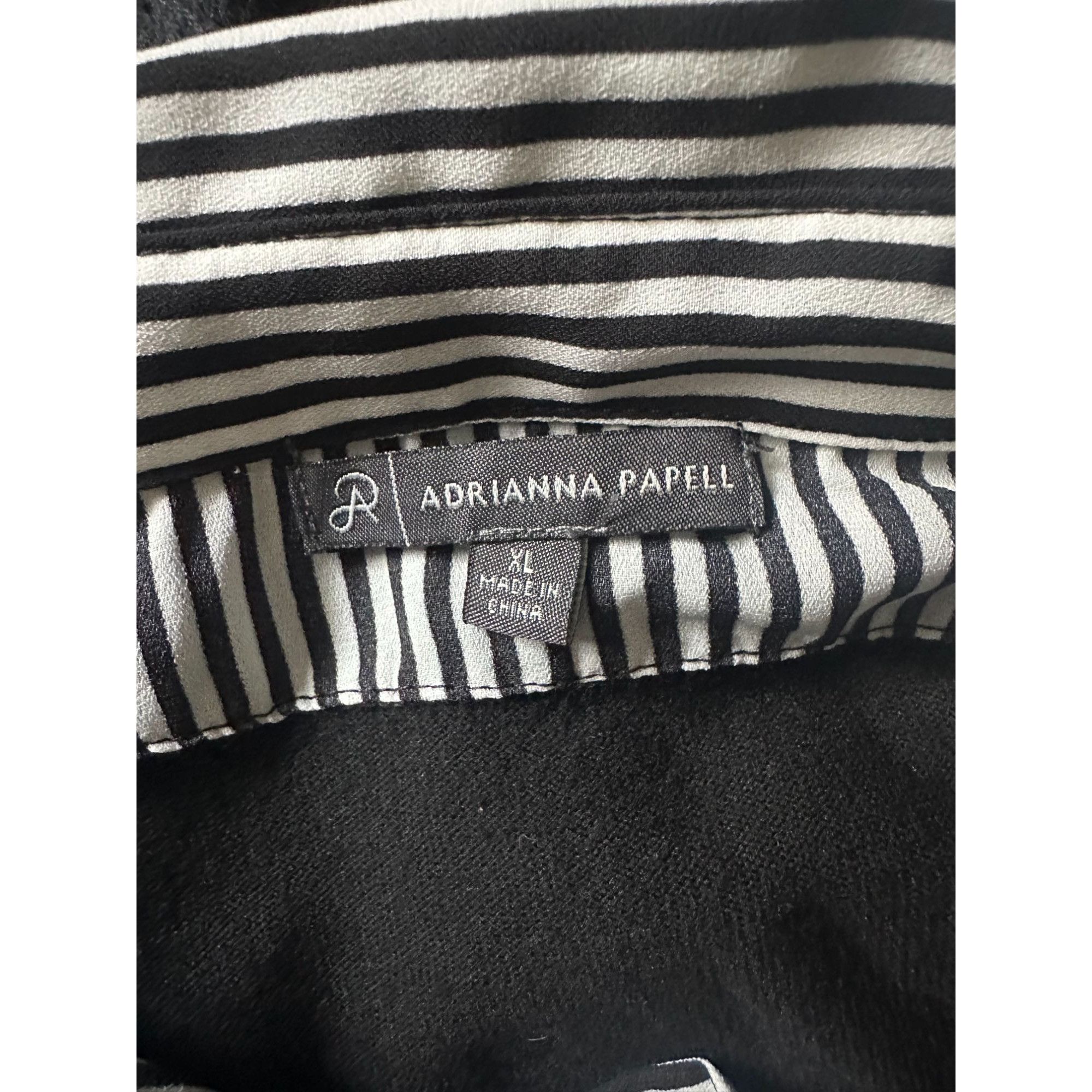 Adrianna Papell Adrianna Papell striped blouse/sweater combo Medium (runs bi Size M / US 6-8 / IT 42-44 - 3 Thumbnail