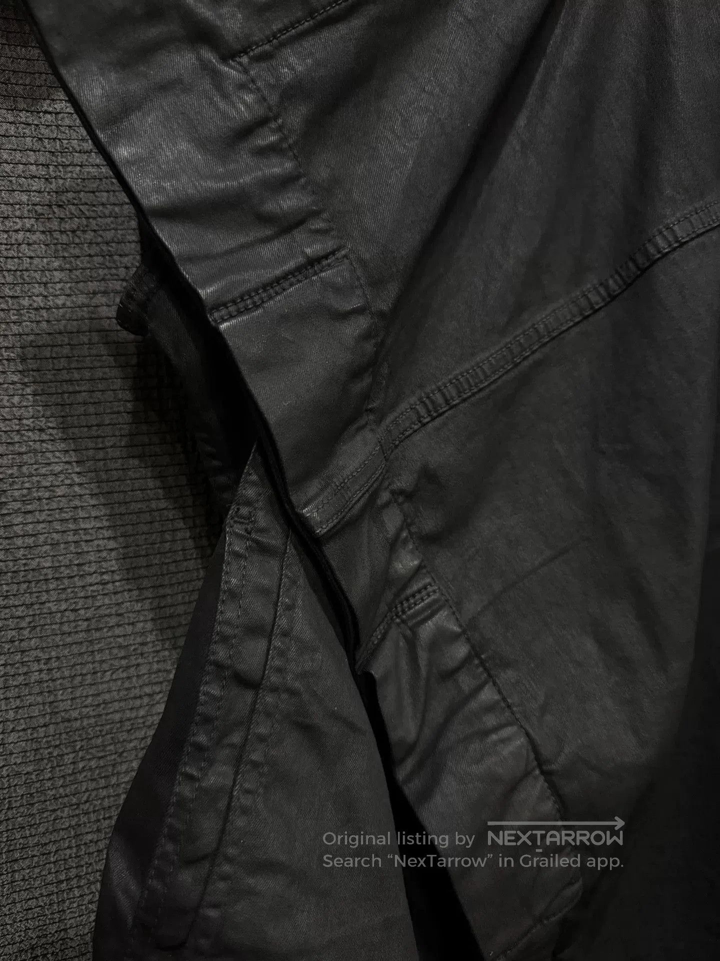 Rick Owens rick owens waxed denim vest jacket. Size US S / EU 44-46 / 1 - 8 Thumbnail