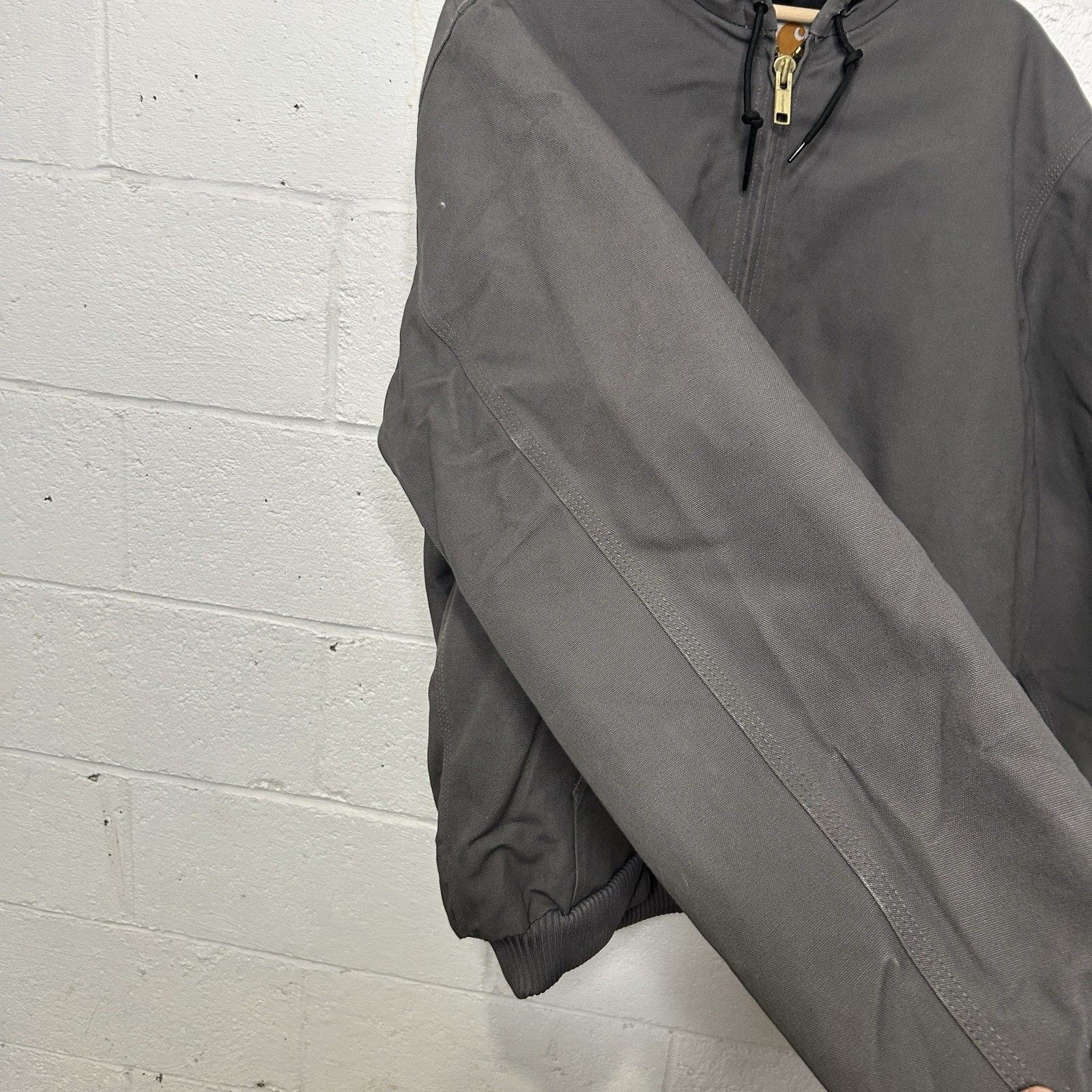 Carhartt Carhartt Quilted Hooded Active Jacket “Gravel/Grey” J140-GVL Size US L / EU 52-54 / 3 - 6 Thumbnail