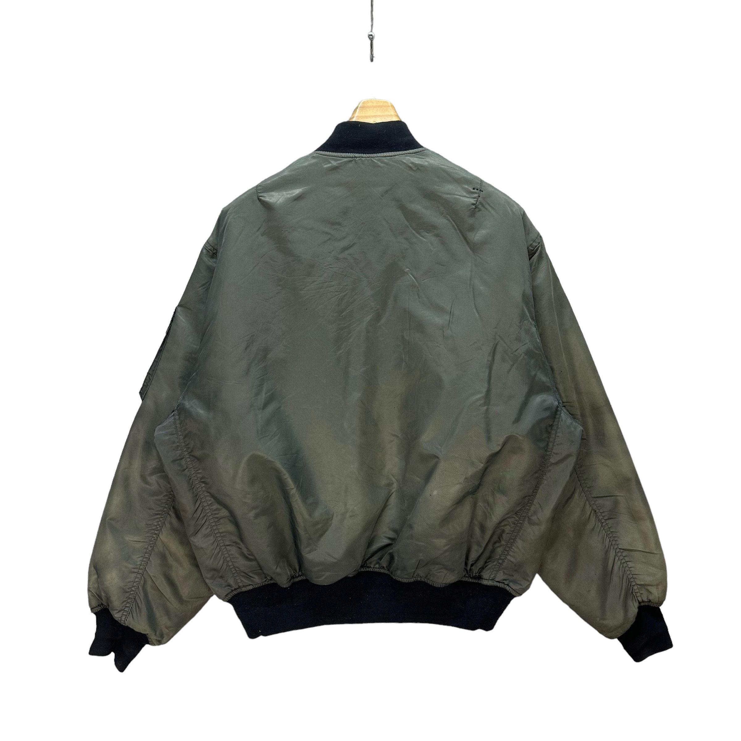 Japanese Brand Trashed Bomber Jacket #8329-004 Size US L / EU 52-54 / 3 - 10 Thumbnail
