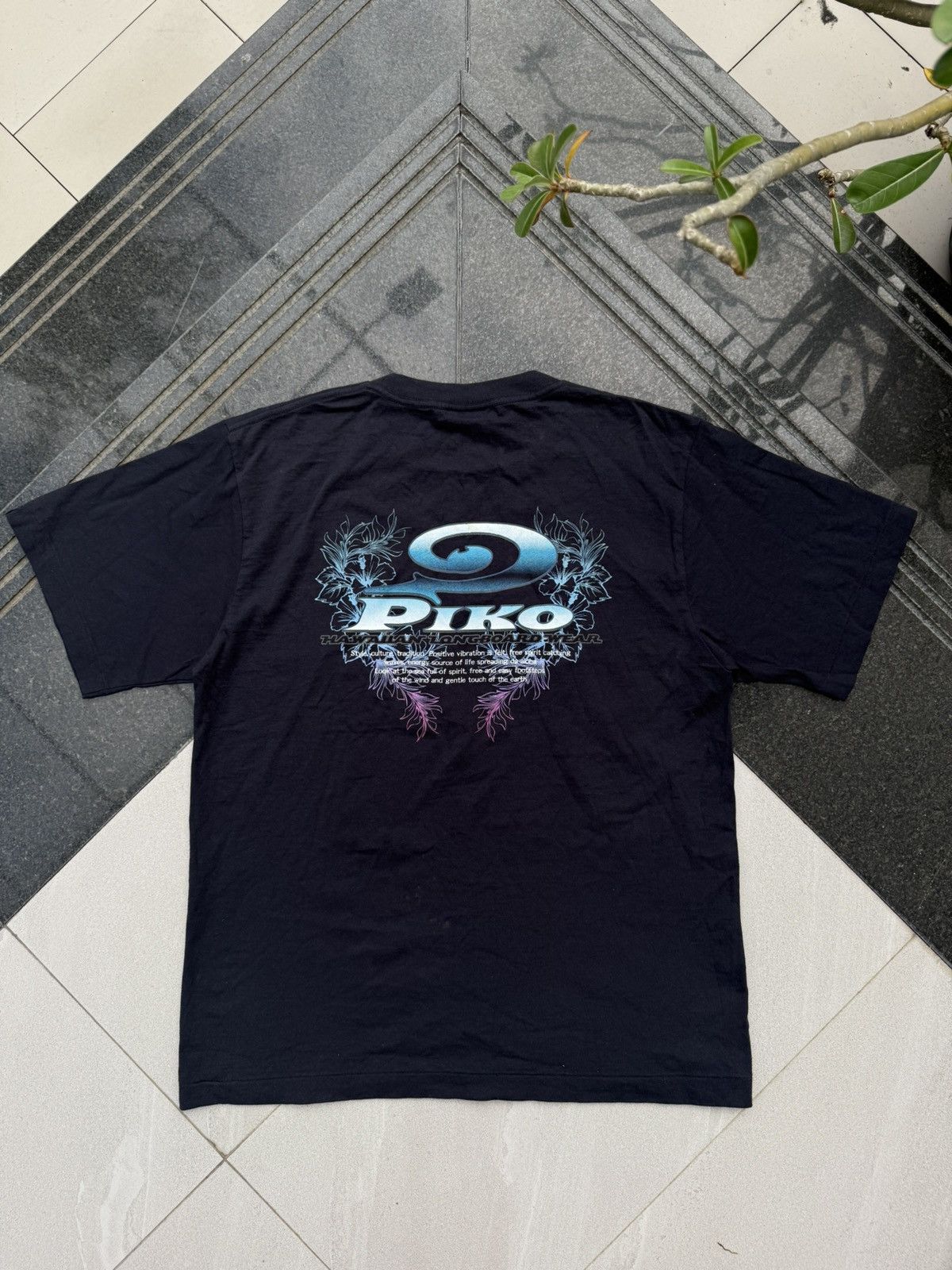 Japanese Brand 90’s PIKO RARE MULTI LOGO HAWAIIAN SURF RETRO VINTAGE TSHIRT Size US M / EU 48-50 / 2 - 1 Thumbnail