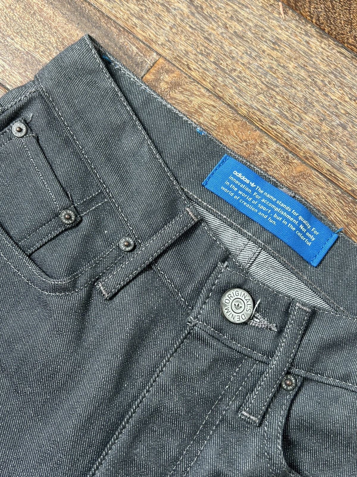 Adidas × Designer × Yeezy Adidas Original Barrel Leg Denim Pants Size US 26 / EU 42 - 9 Thumbnail
