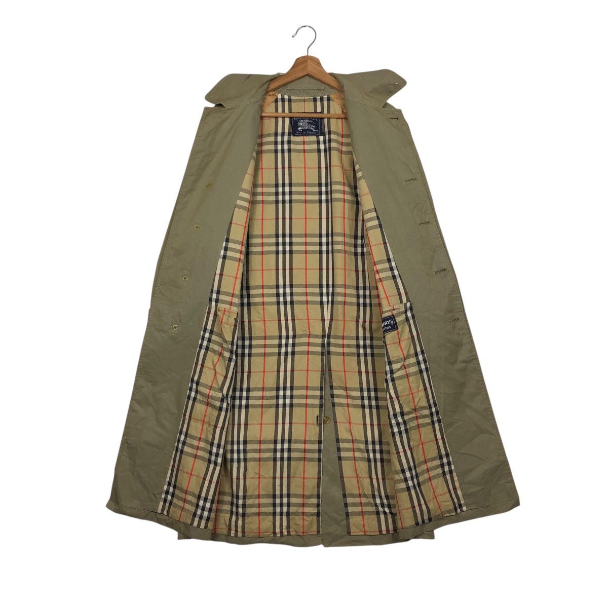 Burberry 📌Vintage Trench Coat Burberrys Made in England Nova Check Size US M / EU 48-50 / 2 - 15 Thumbnail