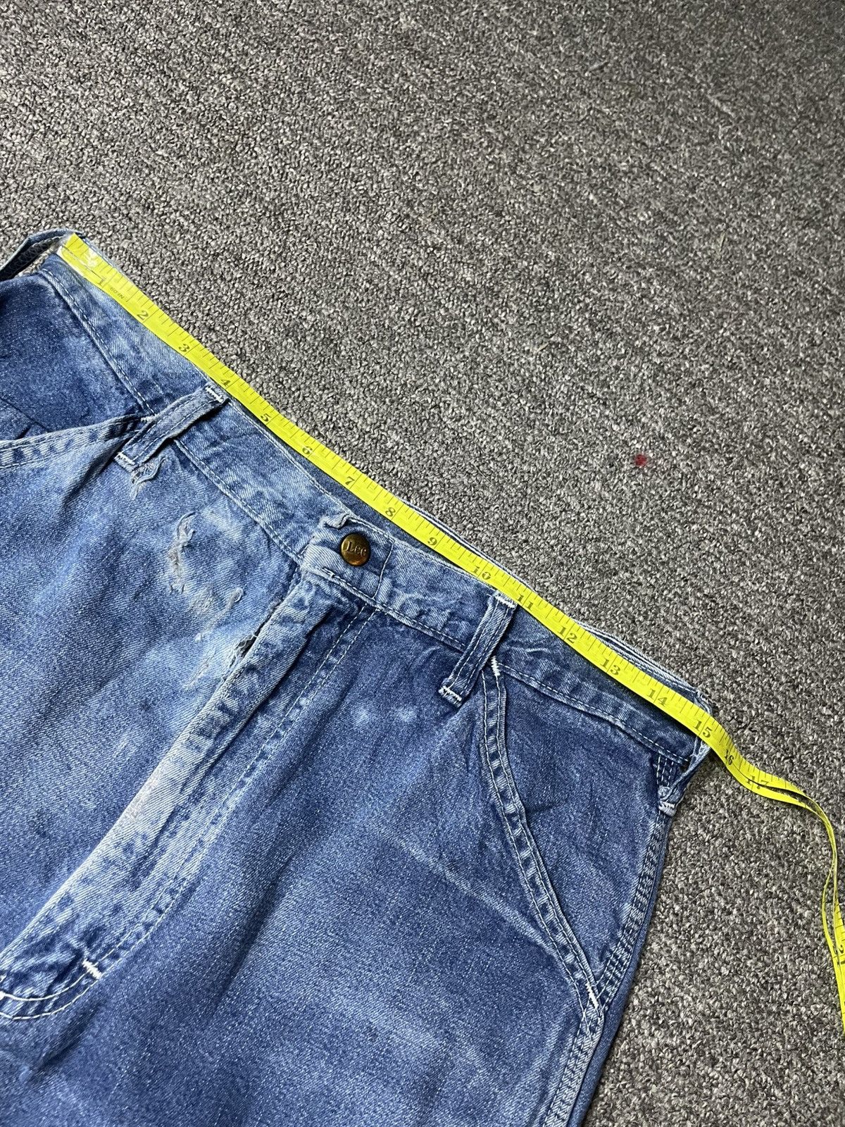 Lee × Vintage Vintage LEE Straight Cut Jeans Pants (92) Size US 30 / EU 46 - 5 Thumbnail