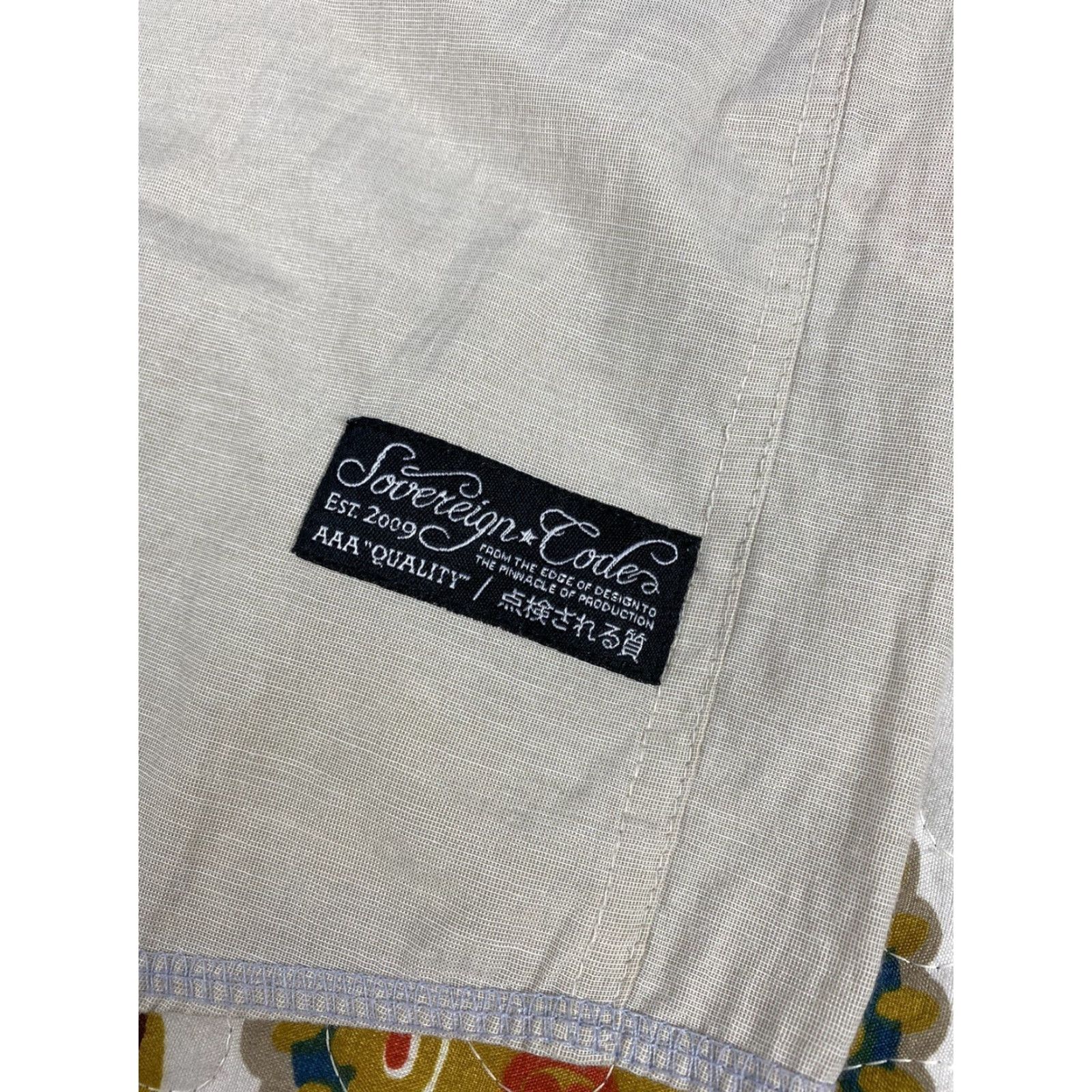 Sovereign Code Soverign Code Military Mens Button-Up Long Sleeve Shirt XL Ivory Dress Shirt Size XL Tan Color Size 46R - 3 Thumbnail