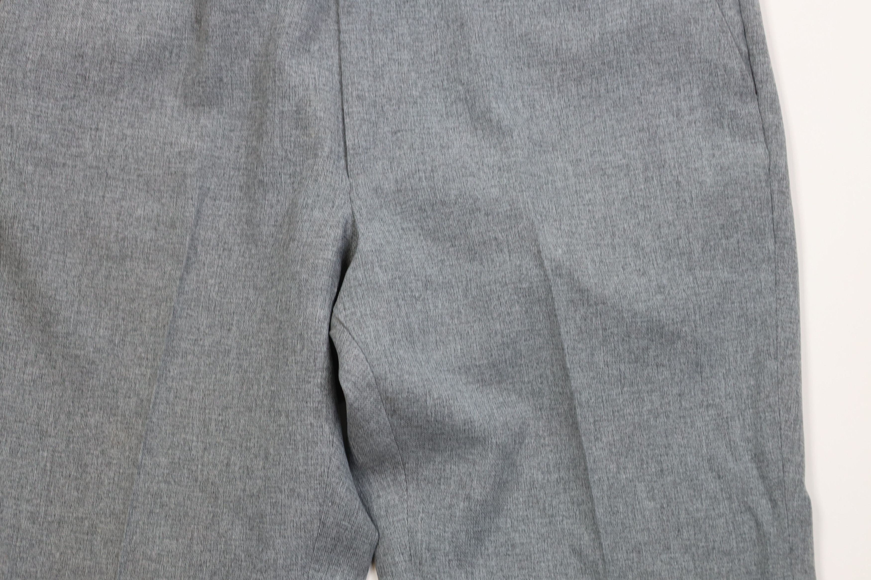Levi's Vintage 70s Levis Wide Leg Chino Pants Trousers Gray USA Size US 36 / EU 52 - 3 Thumbnail