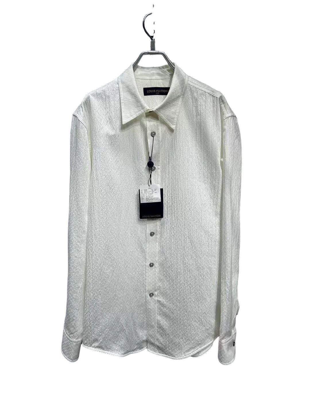 Louis Vuitton Louis Vuitton Monogram Jacquard Shirt Size L Size US L / EU 52-54 / 3 - 1 Thumbnail