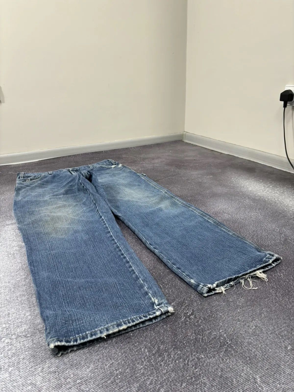 Dickies × Vintage Vintage Dickies Y2K Blue Denim Hype Baggy Jeans Size US 36 / EU 52 - 8 Thumbnail
