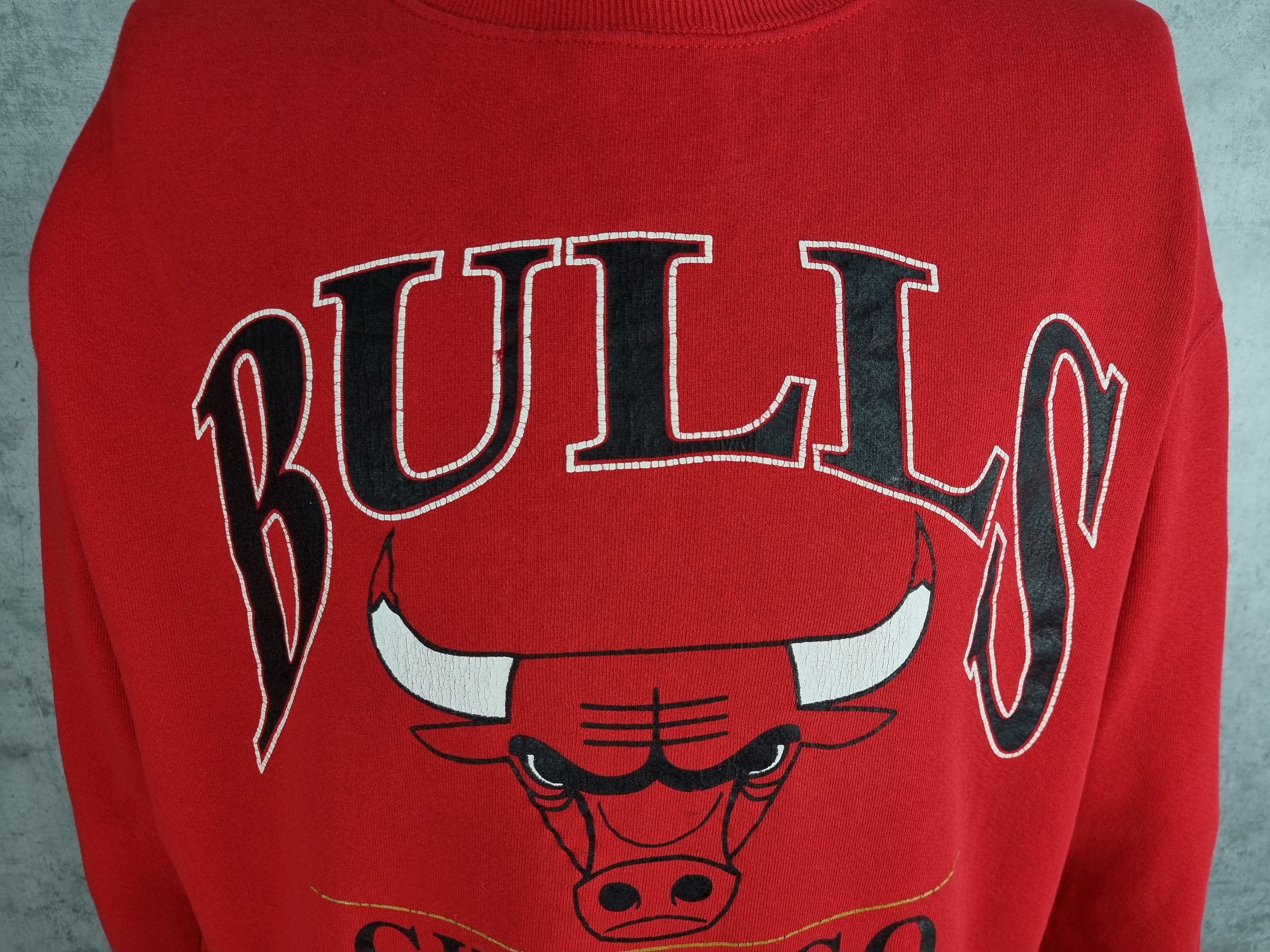 NBA × Vintage Big Logo Chicago Bulls Vintage Sweatshirt Size US L / EU 52-54 / 3 - 5 Thumbnail