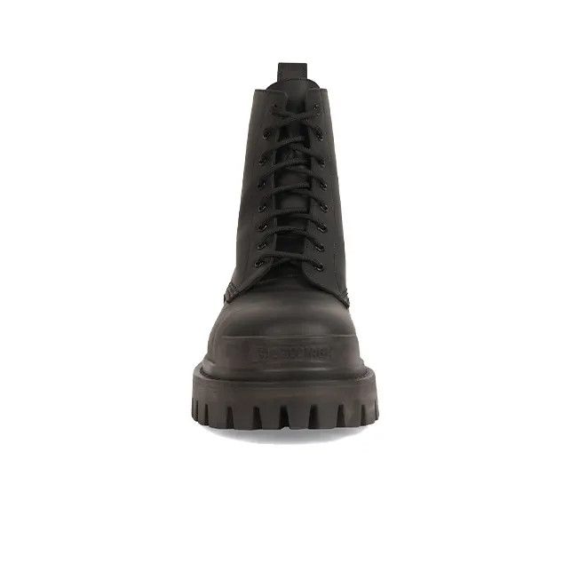 Balenciaga o1mt1gz0924 Leather Ankle Boots in Black Size US 10 / IT 40 - 3 Thumbnail