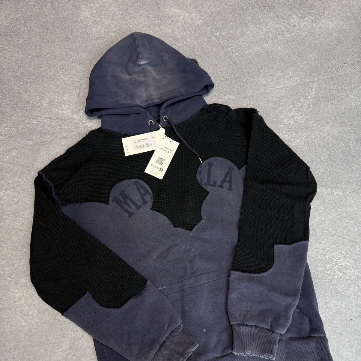 Maison Margiela Maison Margiela Dècortiquè Hoodie Vintage in Blue Size US L / EU 52-54 / 3 - 2 Thumbnail