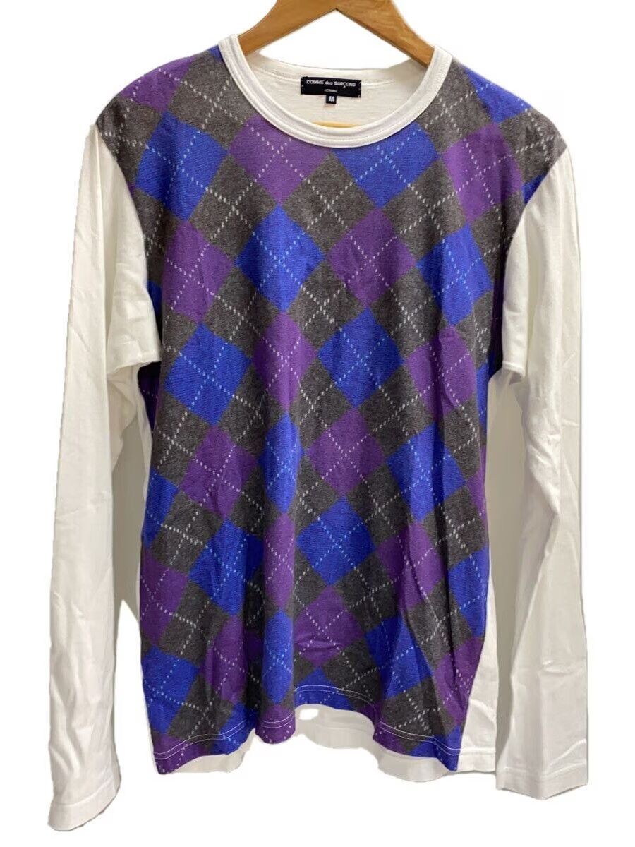Comme des Garcons Homme Plaid Long Sleeve Tee Size US M / EU 48-50 / 2 - 1 Thumbnail